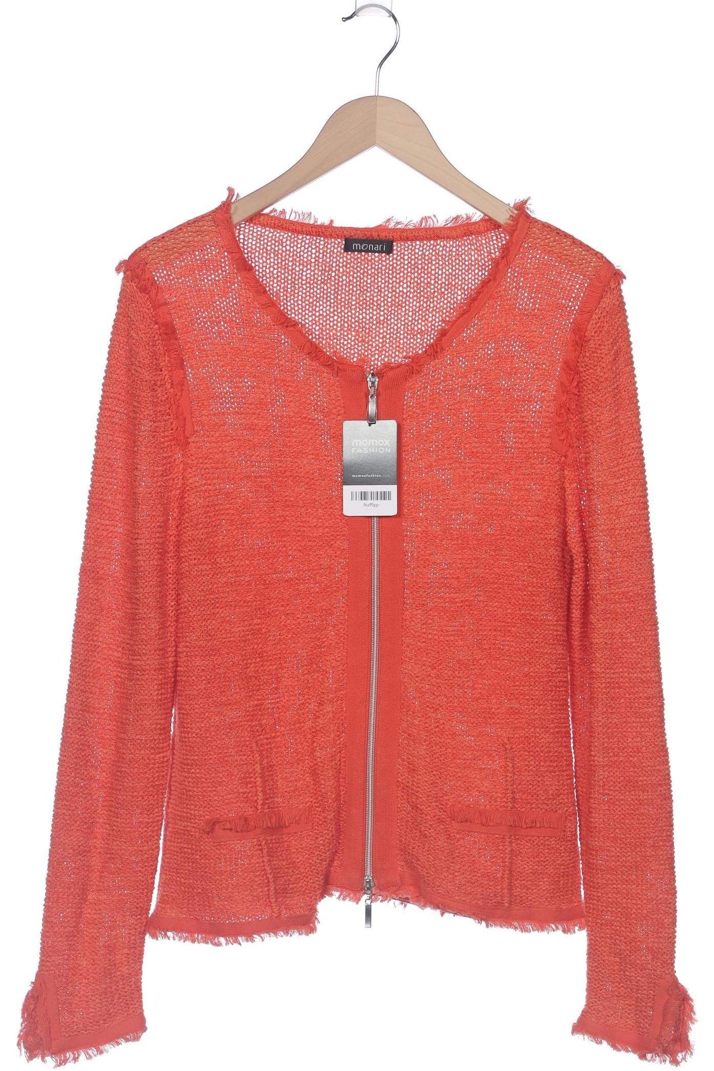

monari Damen Strickjacke, orange, Gr. 44