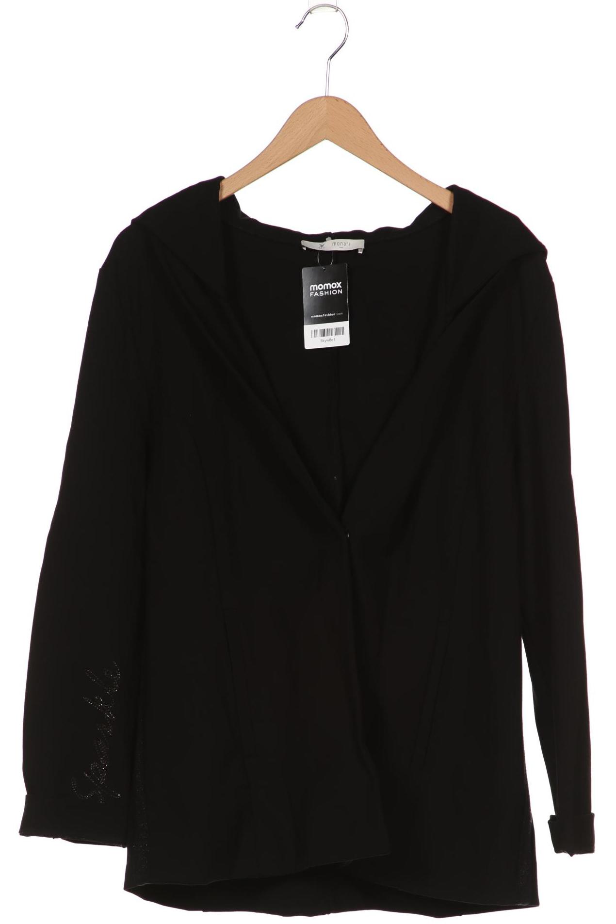 

monari Damen Strickjacke, schwarz, Gr. 46
