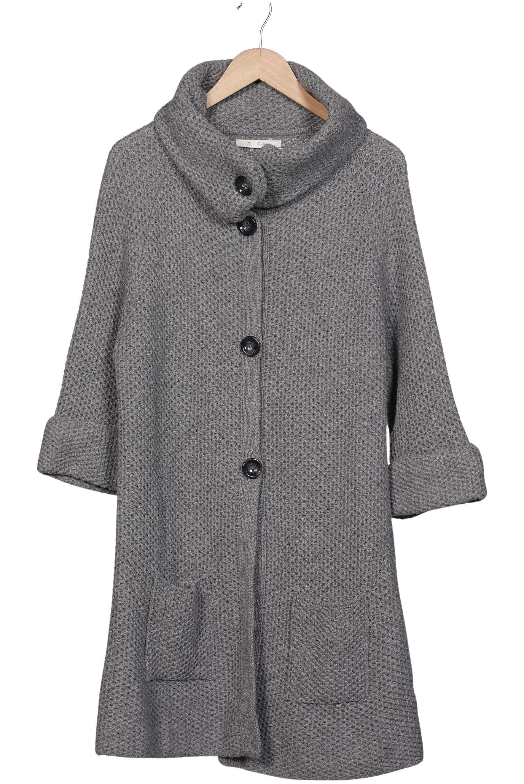 

monari Damen Strickjacke, grau, Gr. 38
