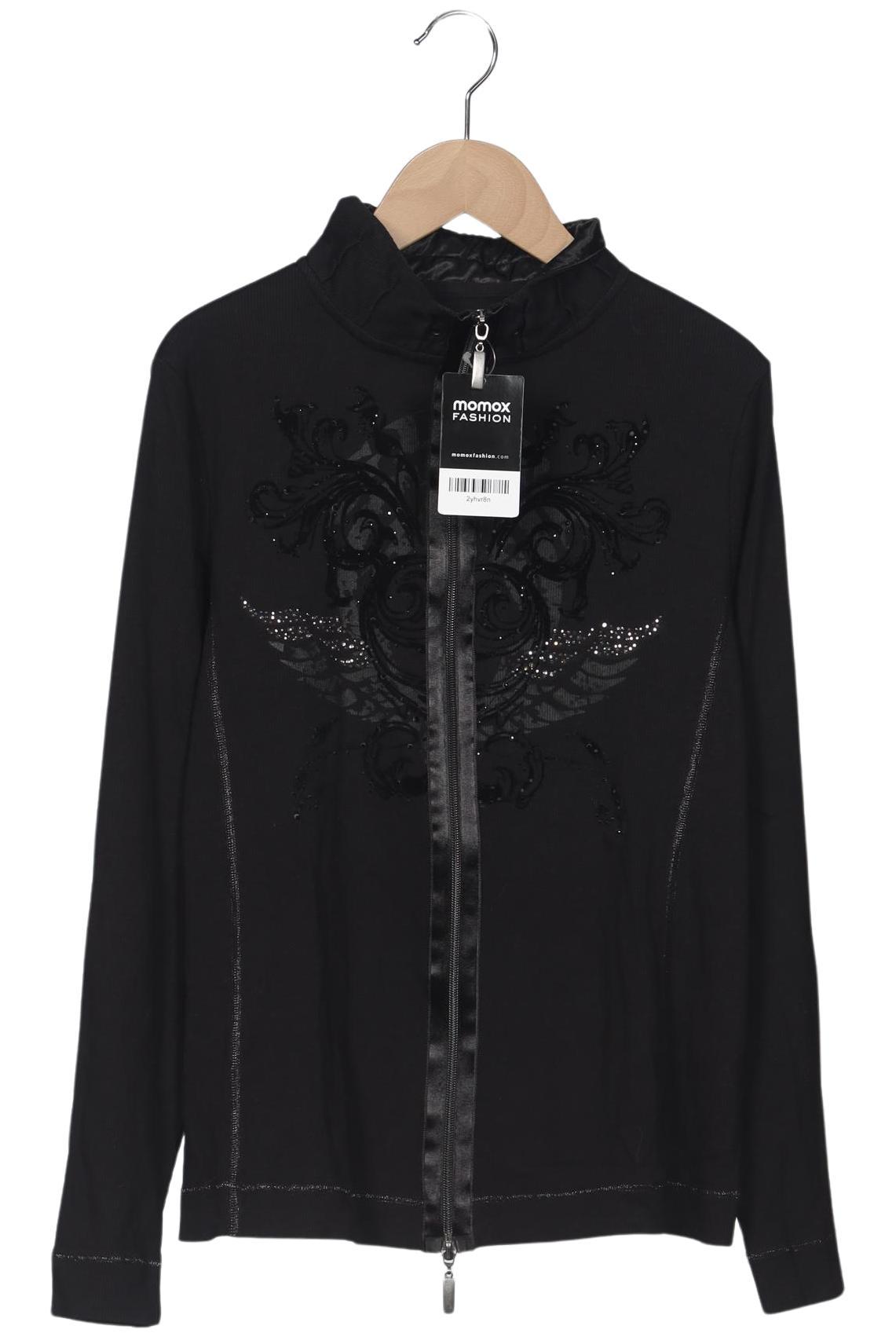 

monari Damen Strickjacke, schwarz, Gr. 44