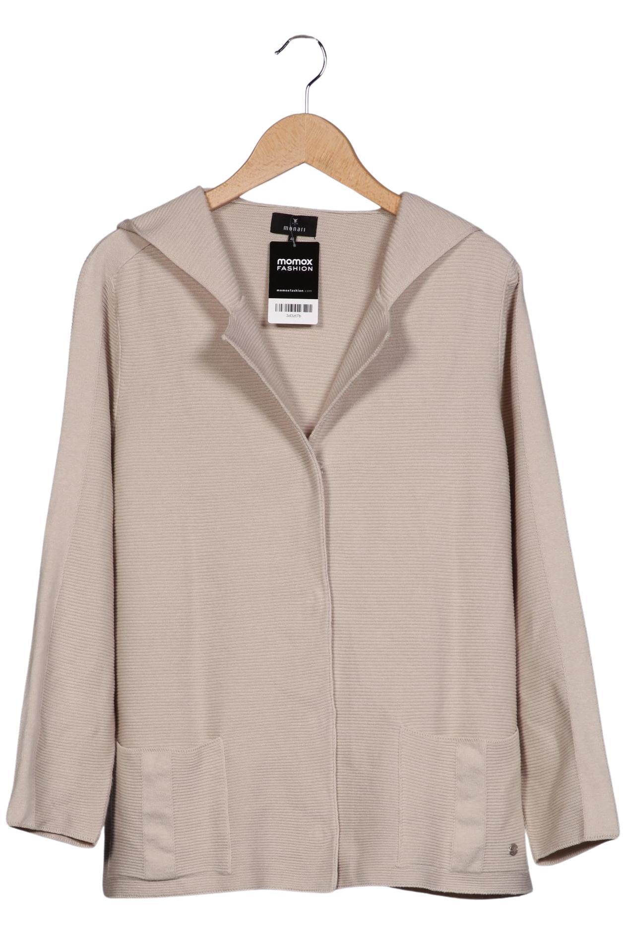 

monari Damen Strickjacke, beige, Gr. 46