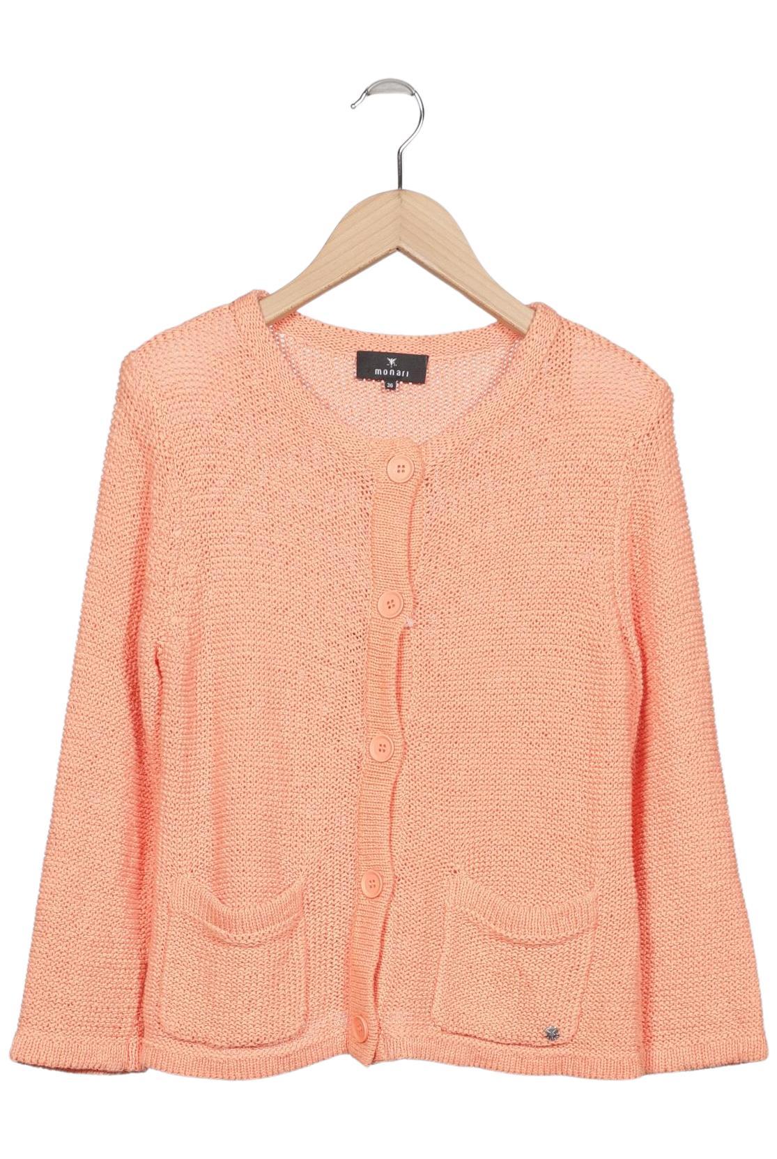 

monari Damen Strickjacke, orange, Gr. 36