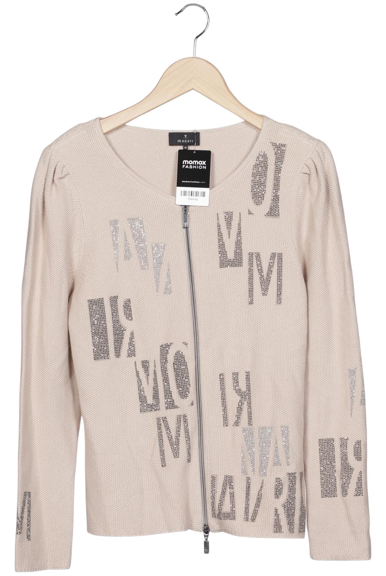 

monari Damen Strickjacke, beige, Gr. 40