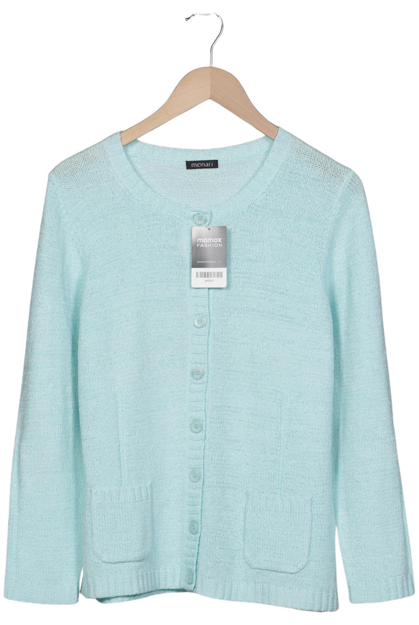 

monari Damen Strickjacke, blau, Gr. 42