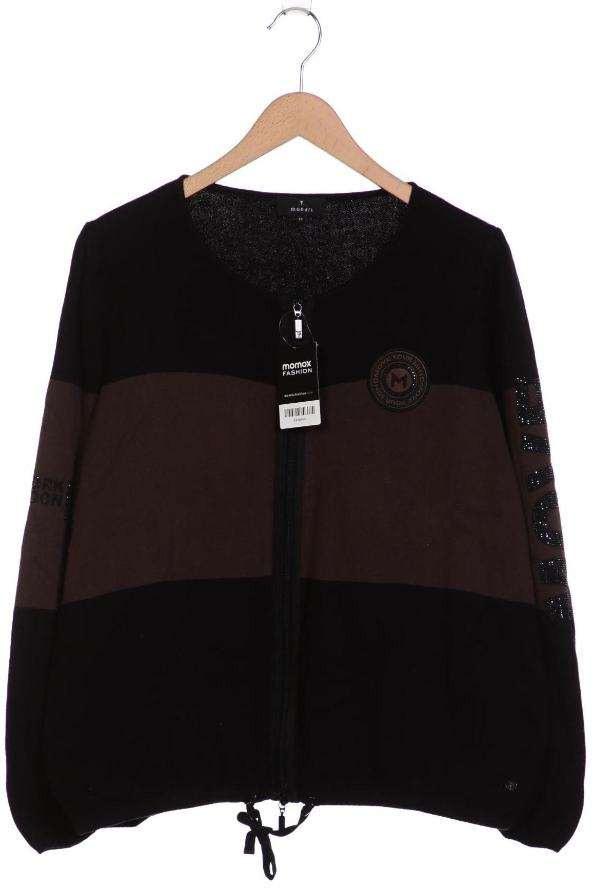 

monari Damen Strickjacke, schwarz, Gr. 44