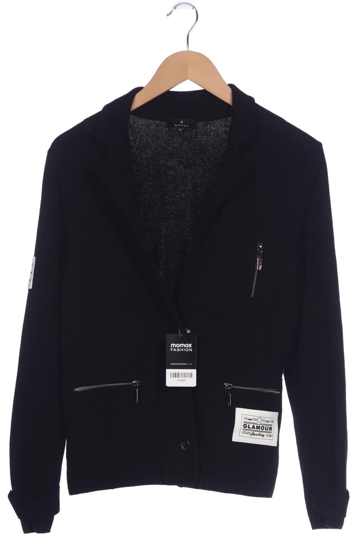 

monari Damen Strickjacke, schwarz, Gr. 36