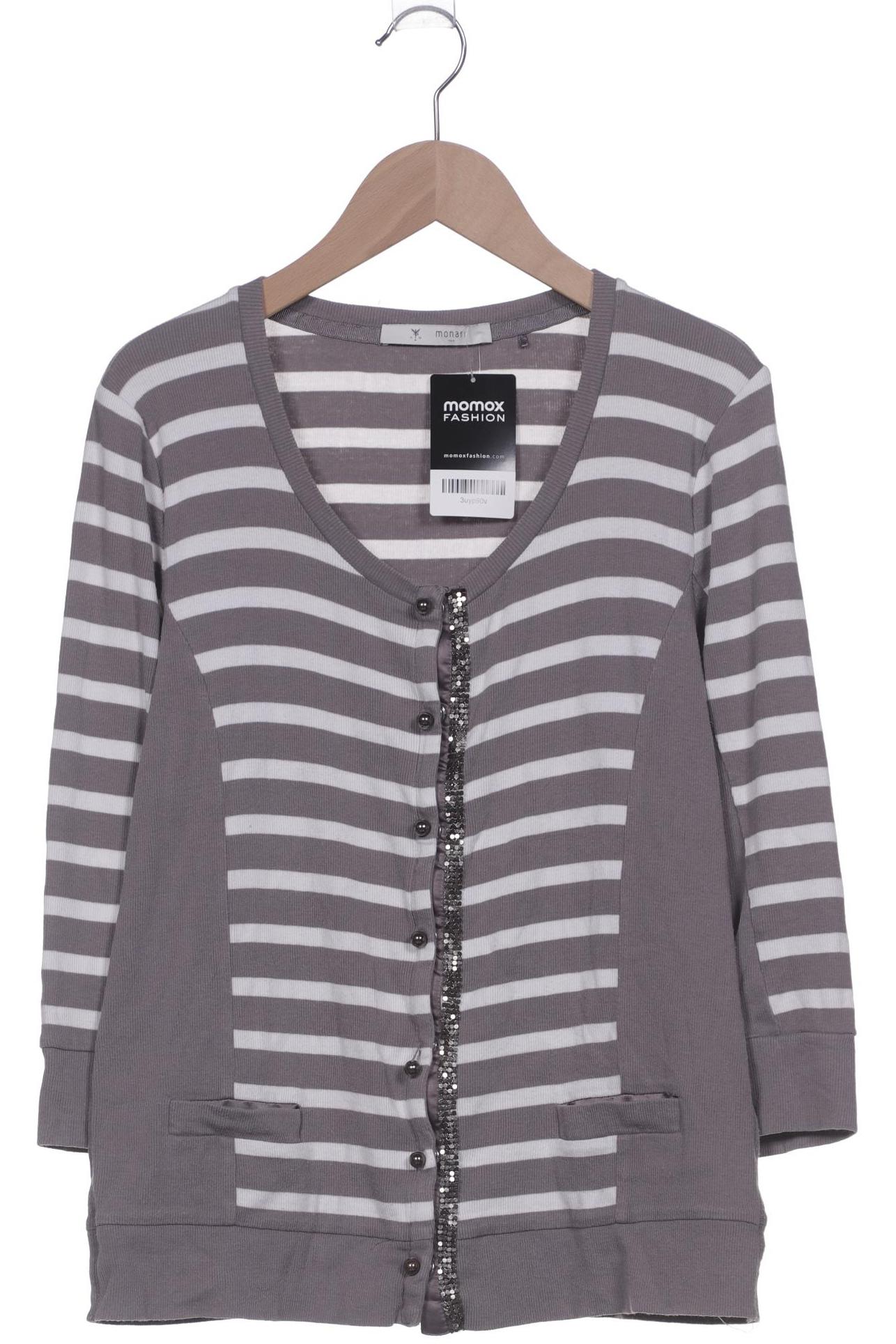 

monari Damen Strickjacke, grau, Gr. 38