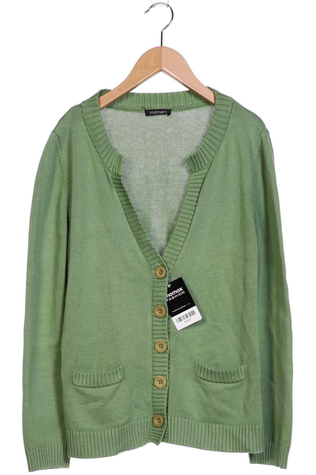 

monari Damen Strickjacke, grün, Gr. 38