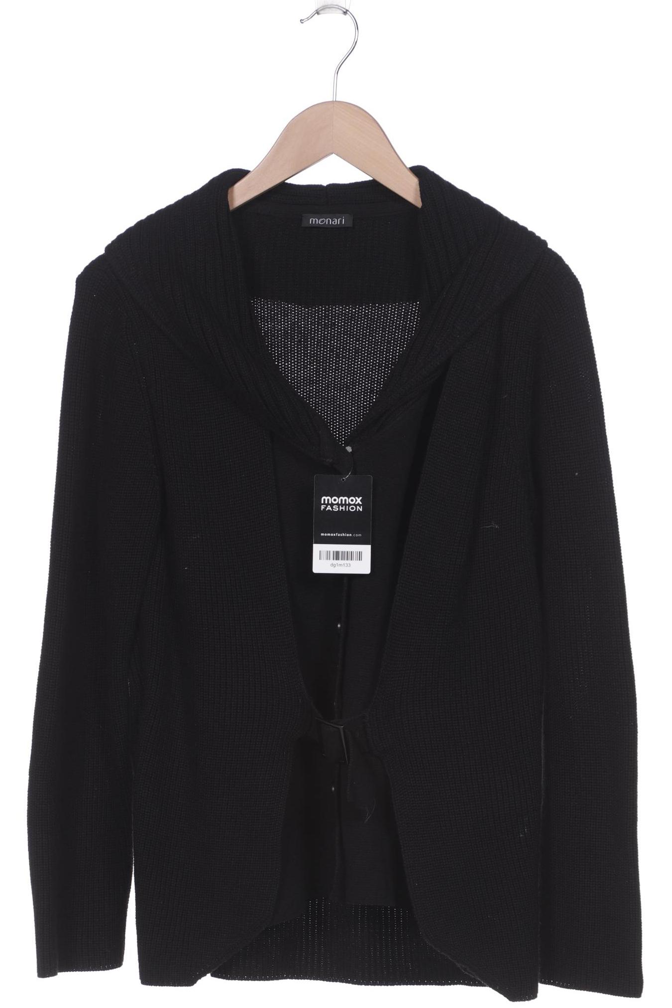 

monari Damen Strickjacke, schwarz, Gr. 46
