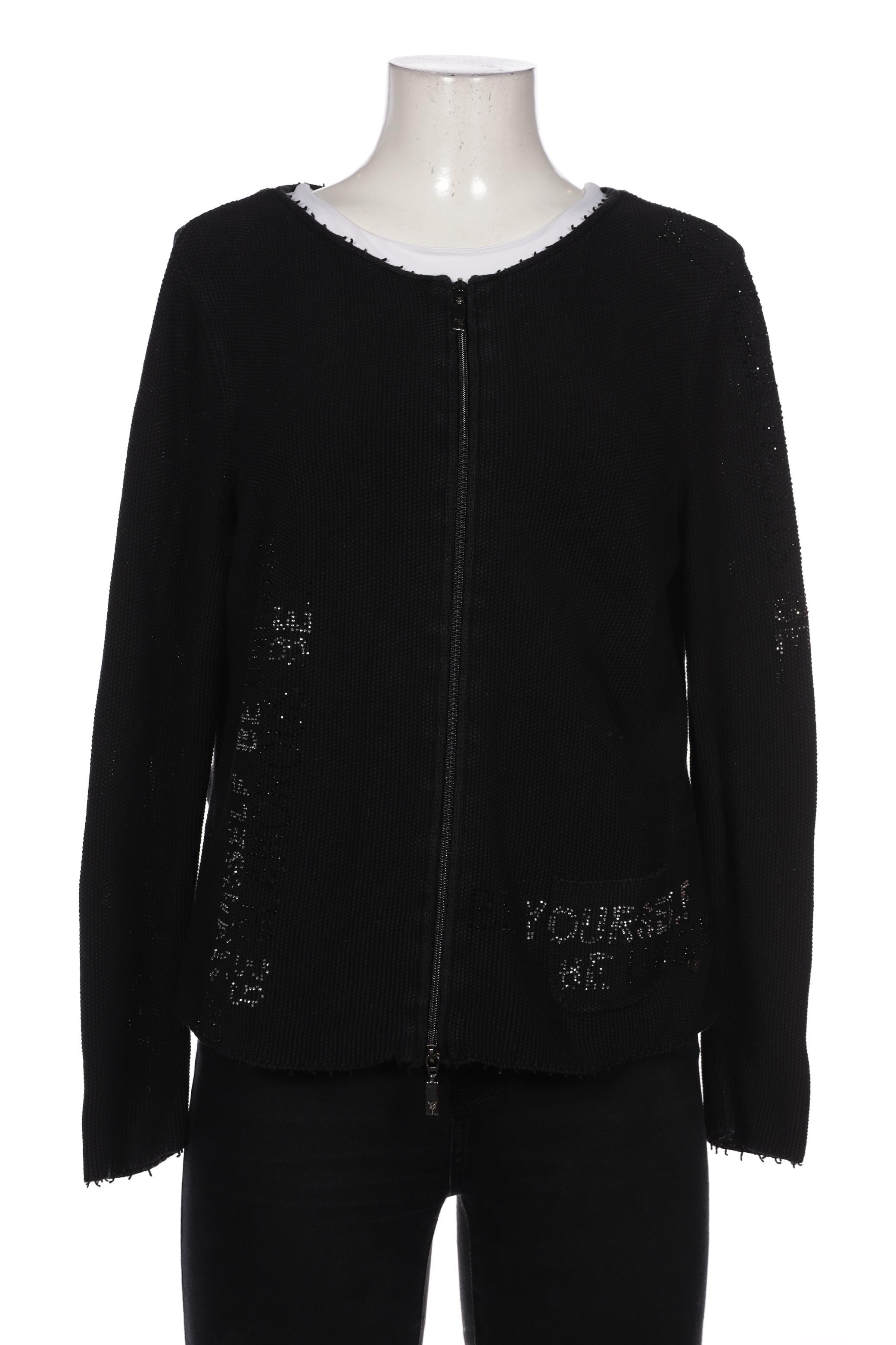 

monari Damen Strickjacke, schwarz, Gr. 38