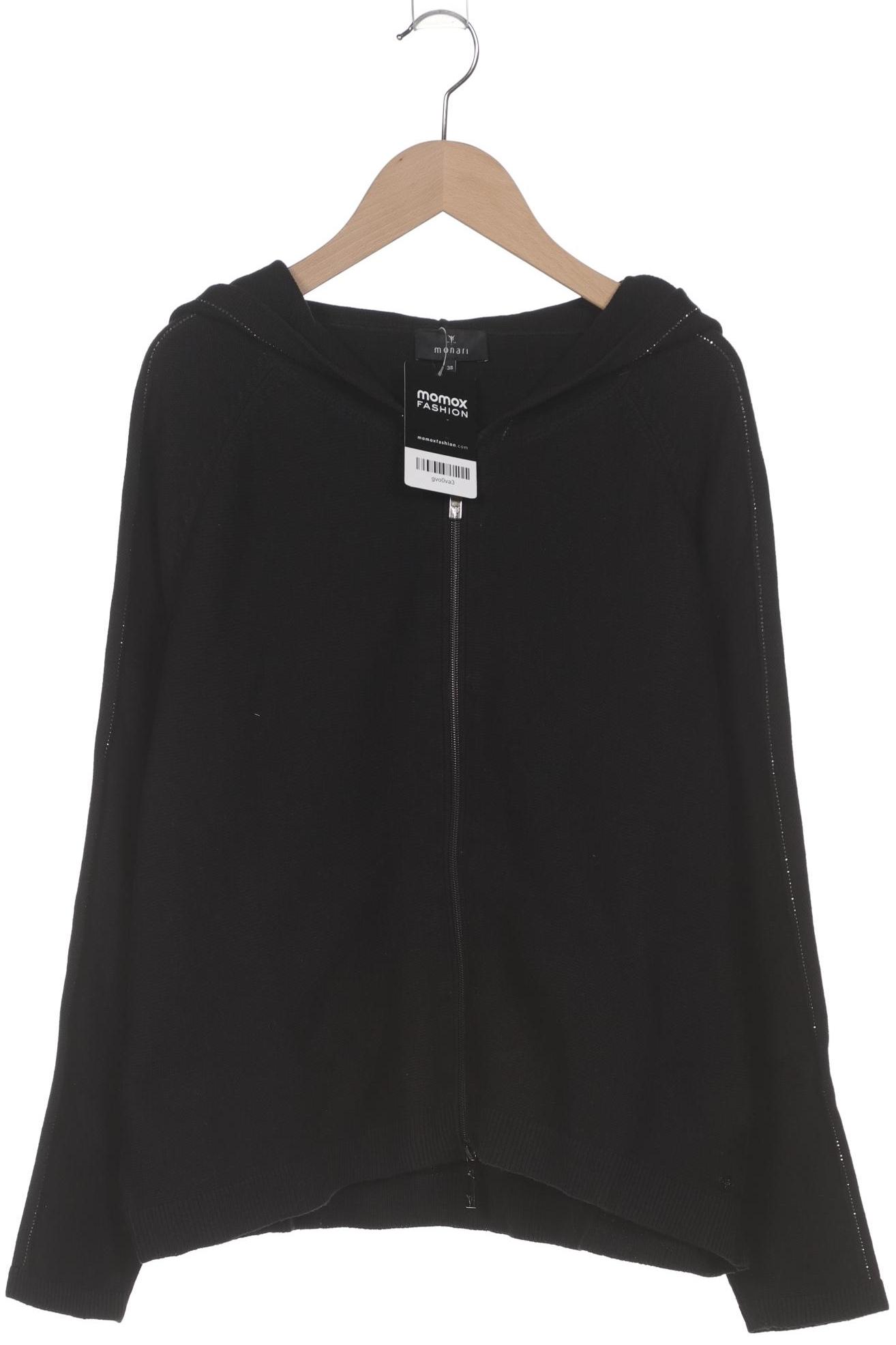 

monari Damen Strickjacke, schwarz, Gr. 38