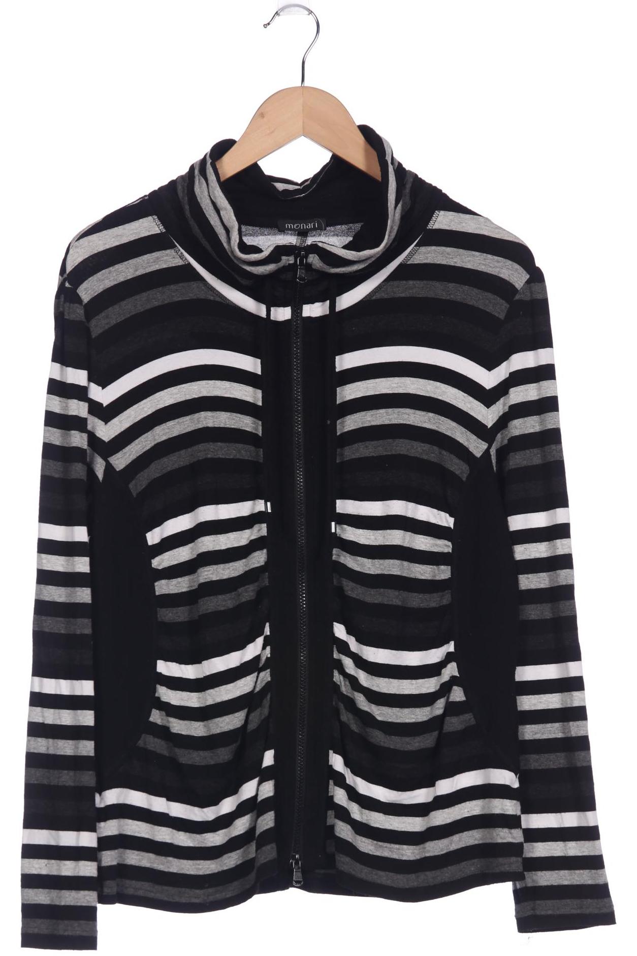 

monari Damen Strickjacke, schwarz, Gr. 48