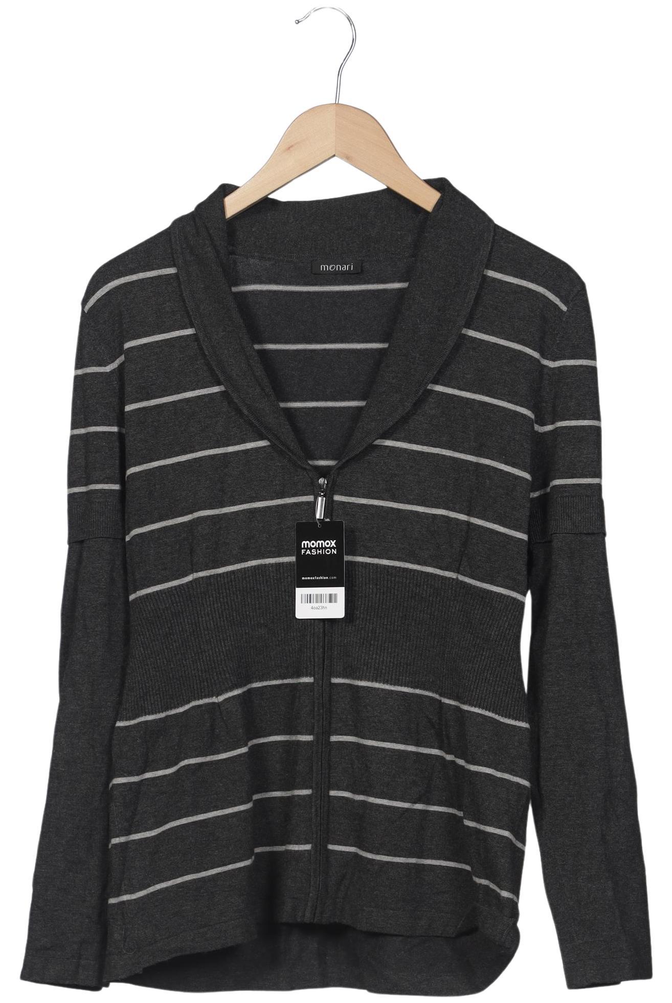 

monari Damen Strickjacke, grau, Gr. 44