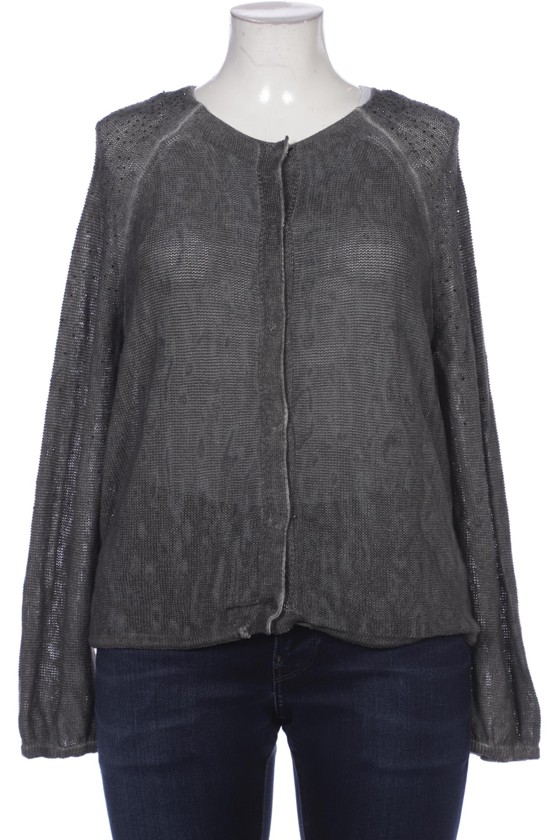 

monari Damen Strickjacke, grau, Gr. 46