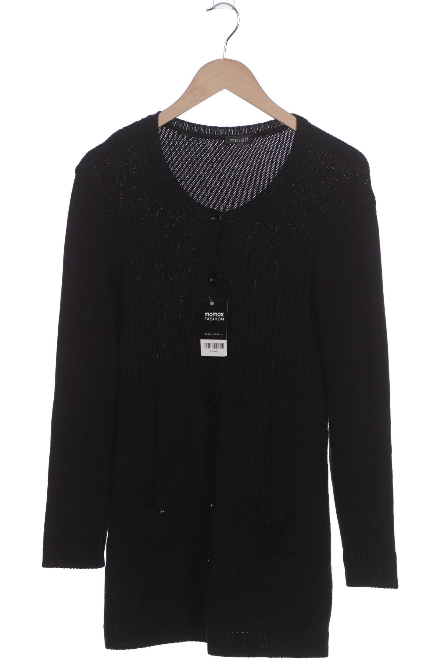 

monari Damen Strickjacke, schwarz, Gr. 40