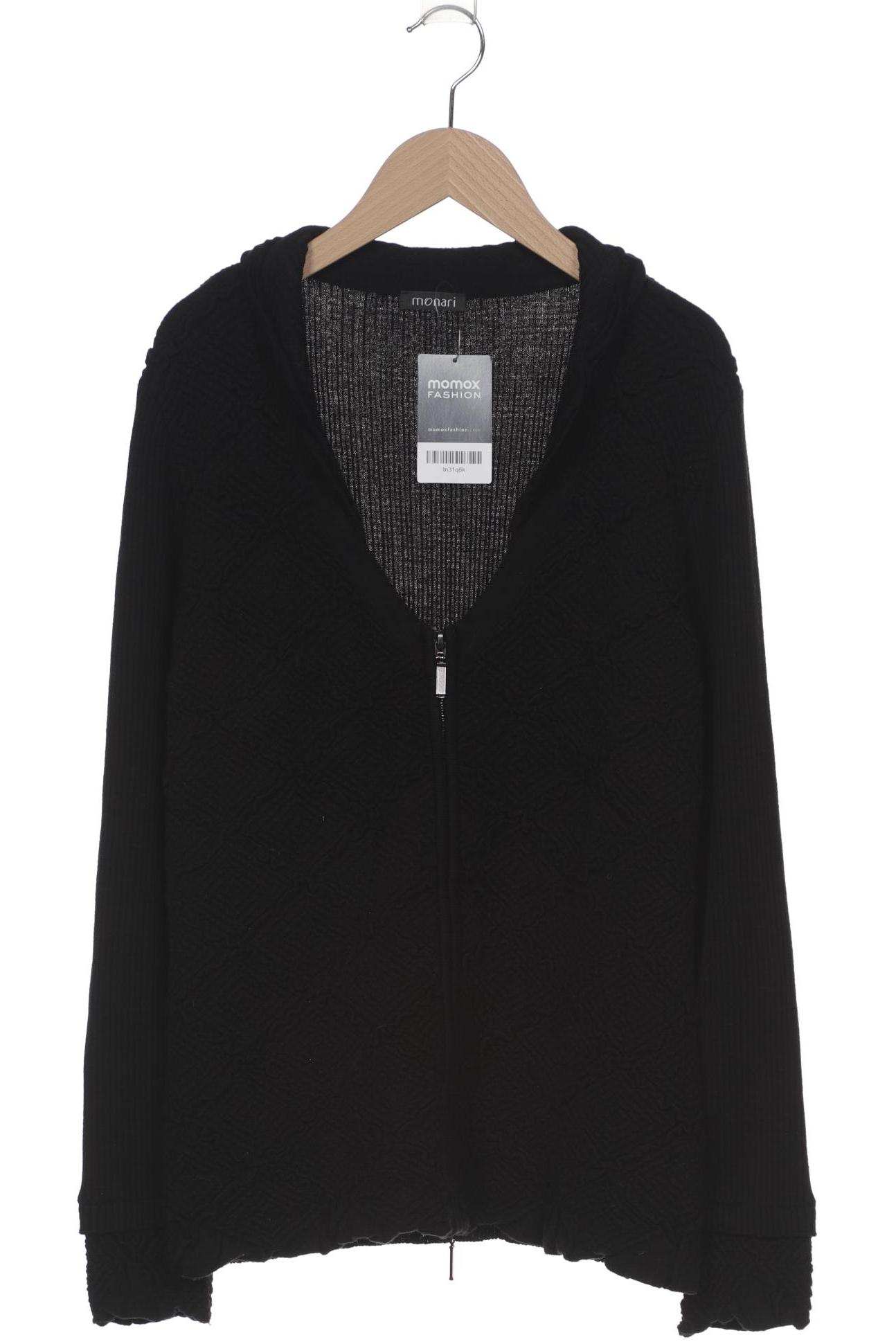 

monari Damen Strickjacke, schwarz, Gr. 44