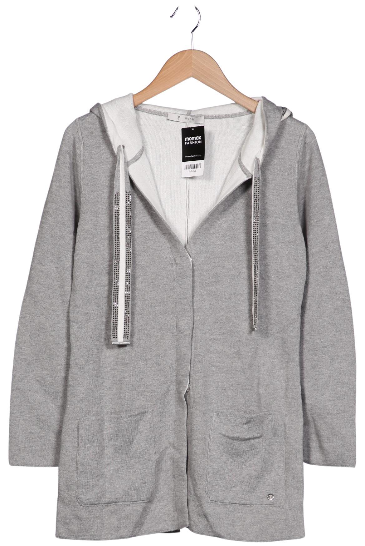 

monari Damen Strickjacke, grau, Gr. 36