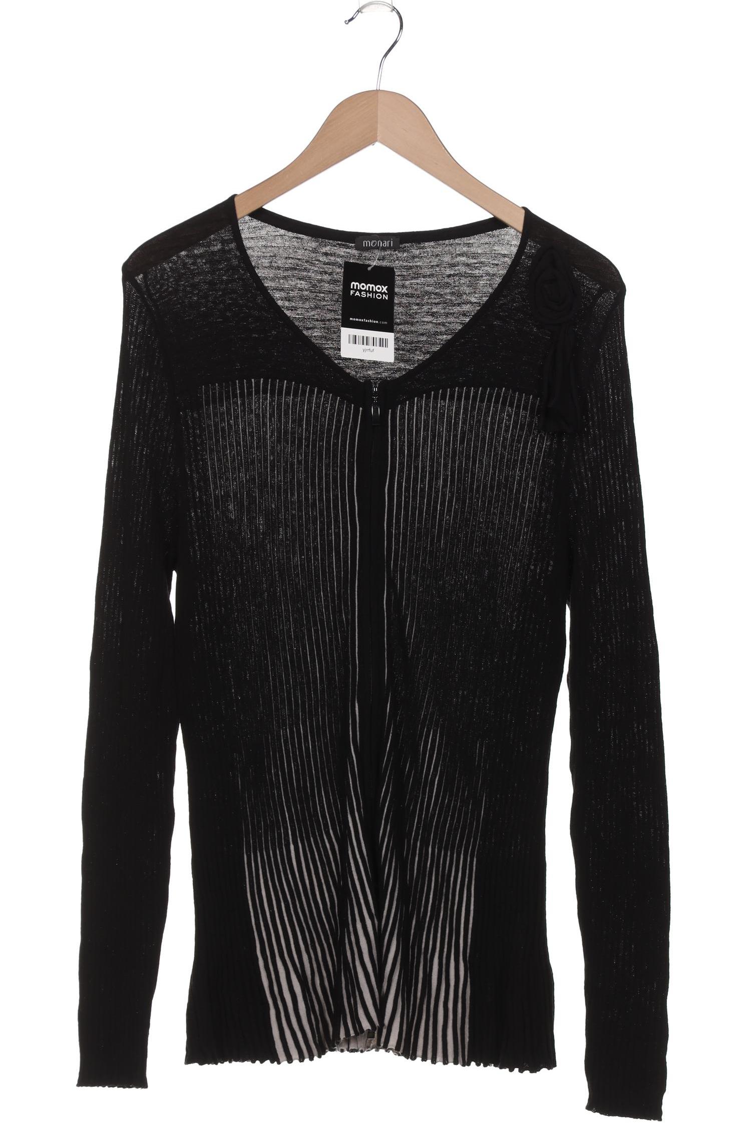 

monari Damen Strickjacke, schwarz, Gr. 34