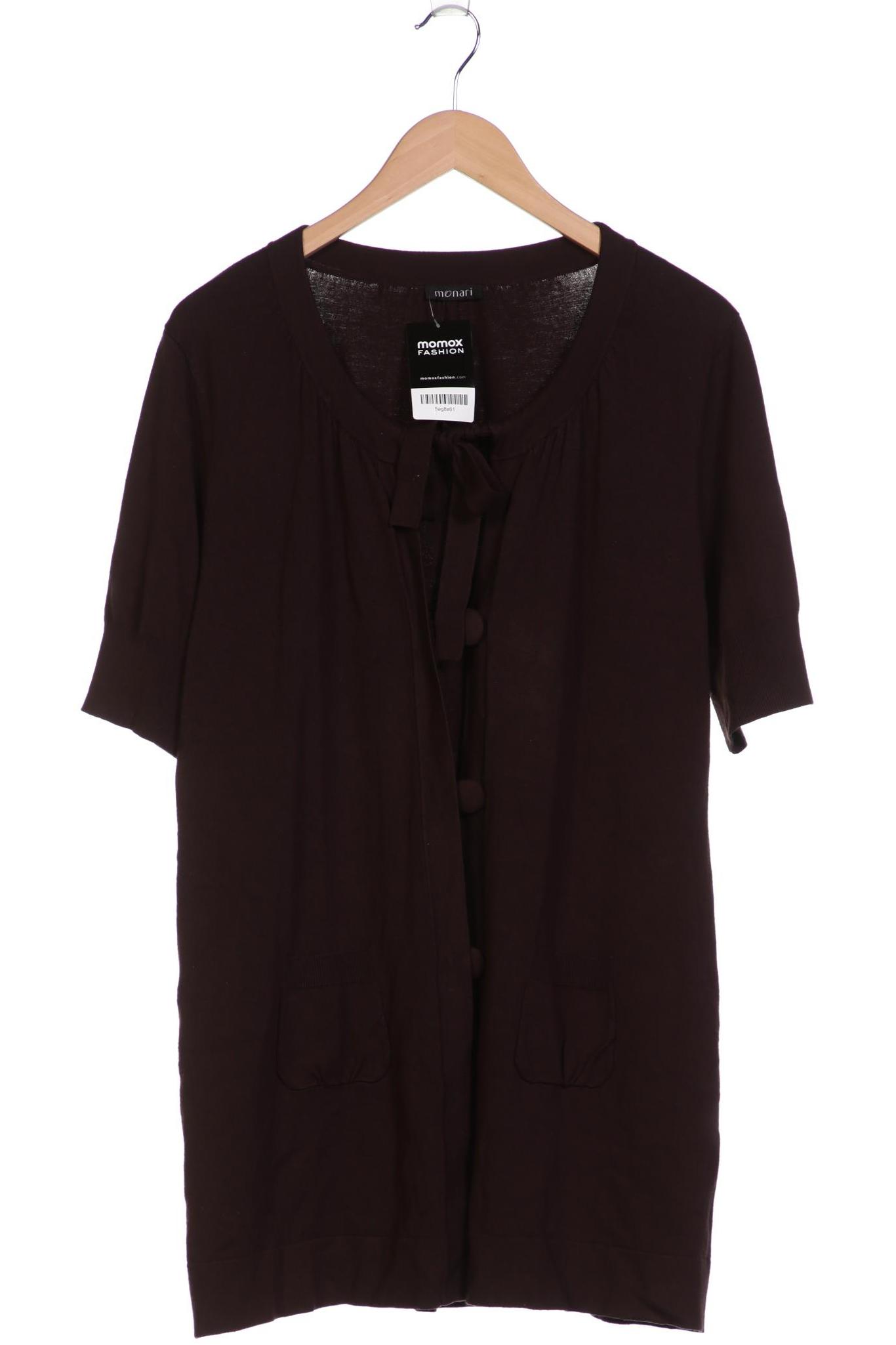 

monari Damen Strickjacke, schwarz, Gr. 46