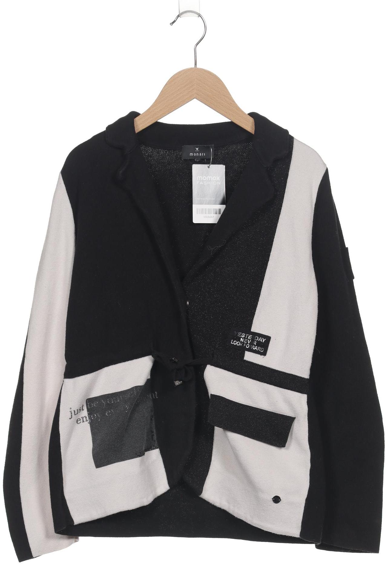 

monari Damen Strickjacke, schwarz, Gr. 36
