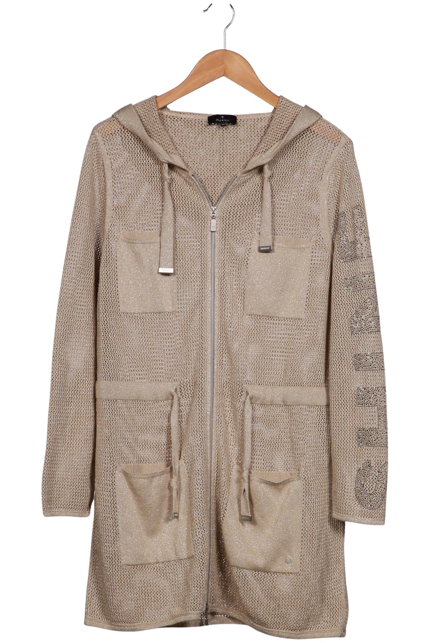 

monari Damen Strickjacke, beige, Gr. 44