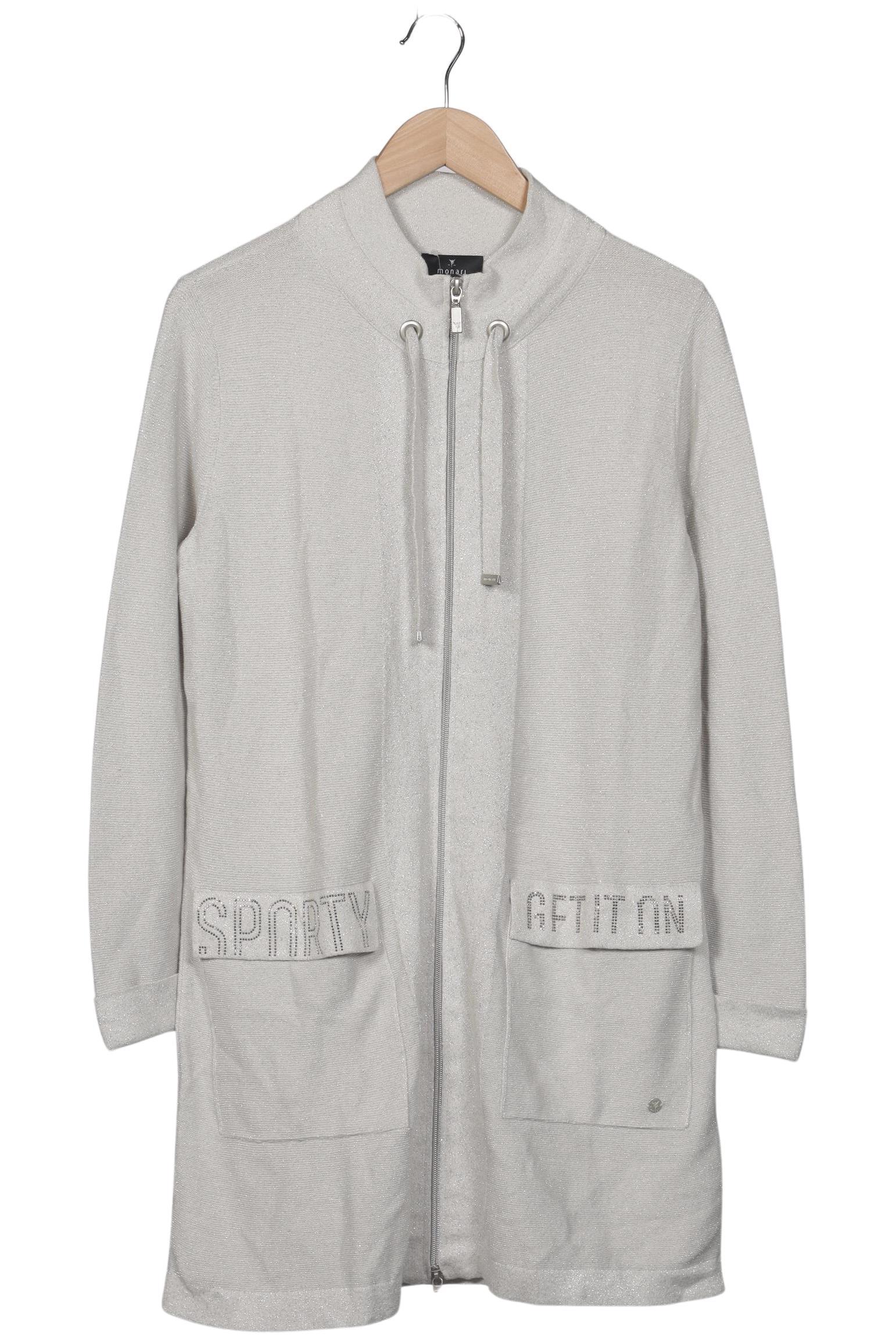 

monari Damen Strickjacke, grau, Gr. 38