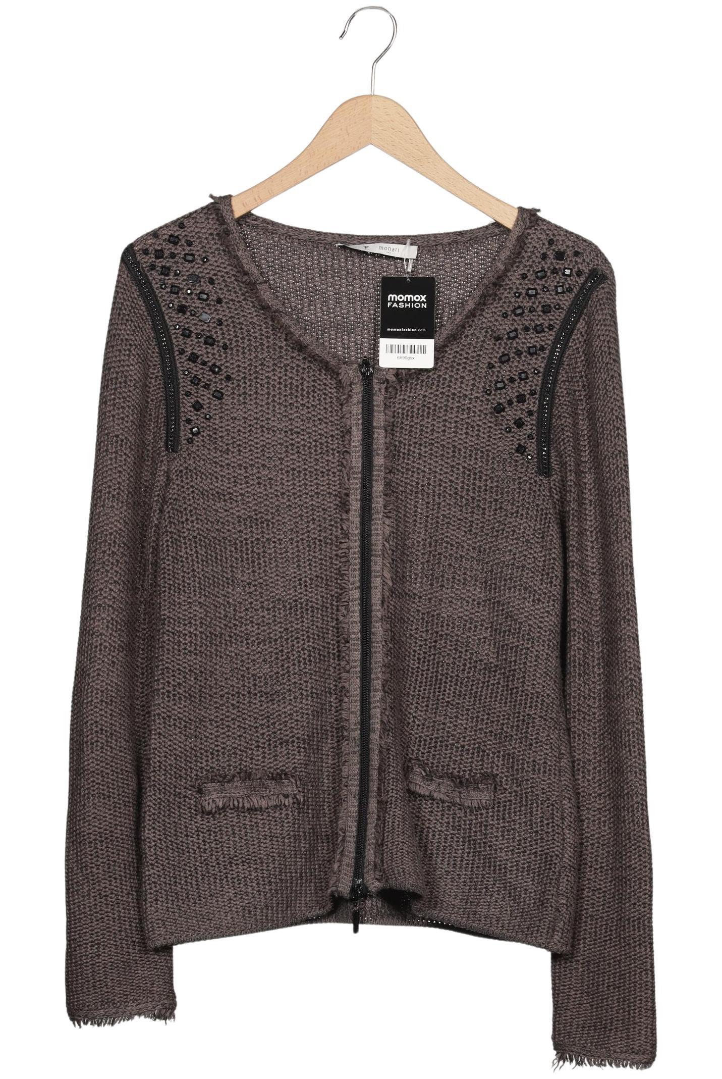 

monari Damen Strickjacke, braun, Gr. 38