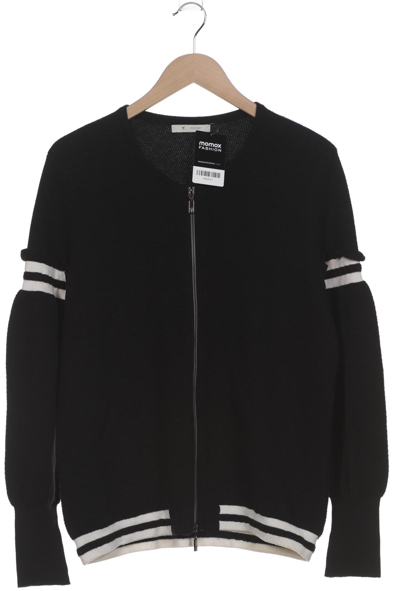 

monari Damen Strickjacke, schwarz, Gr. 42