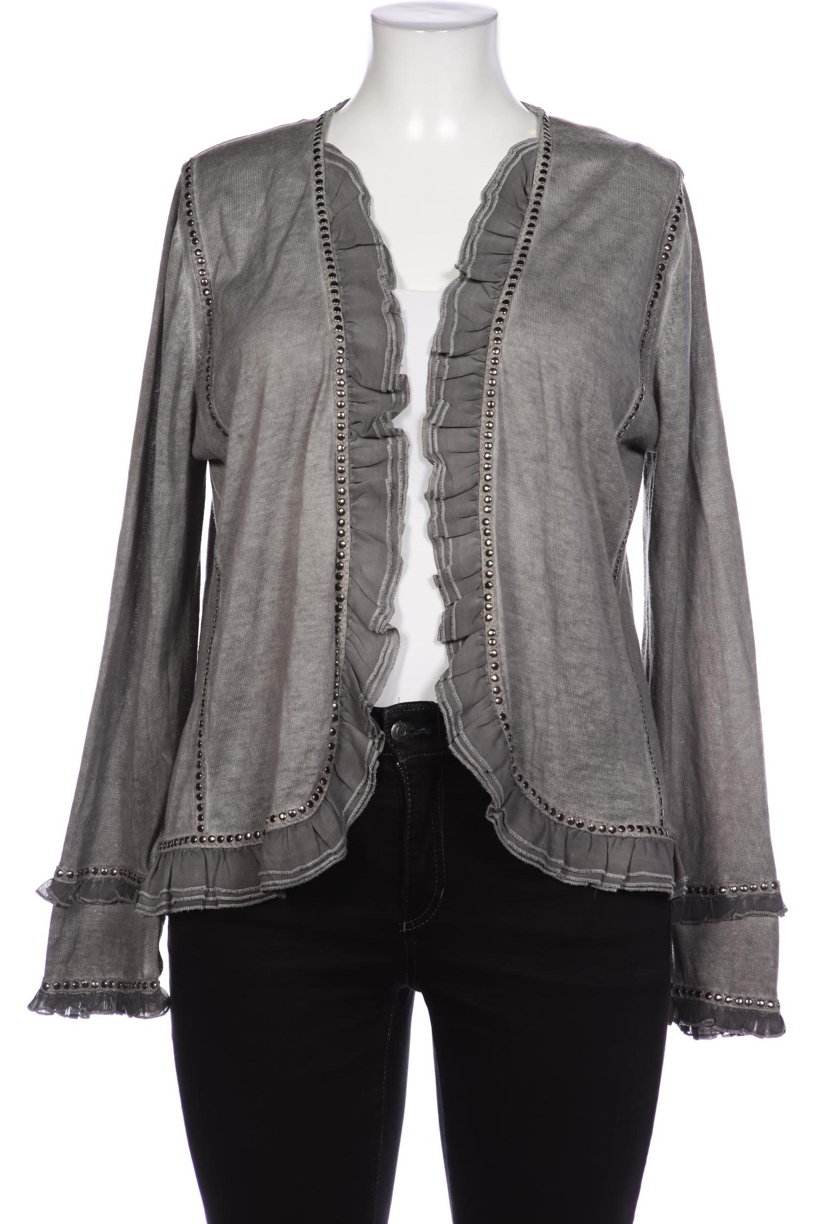

monari Damen Strickjacke, grau, Gr. 46