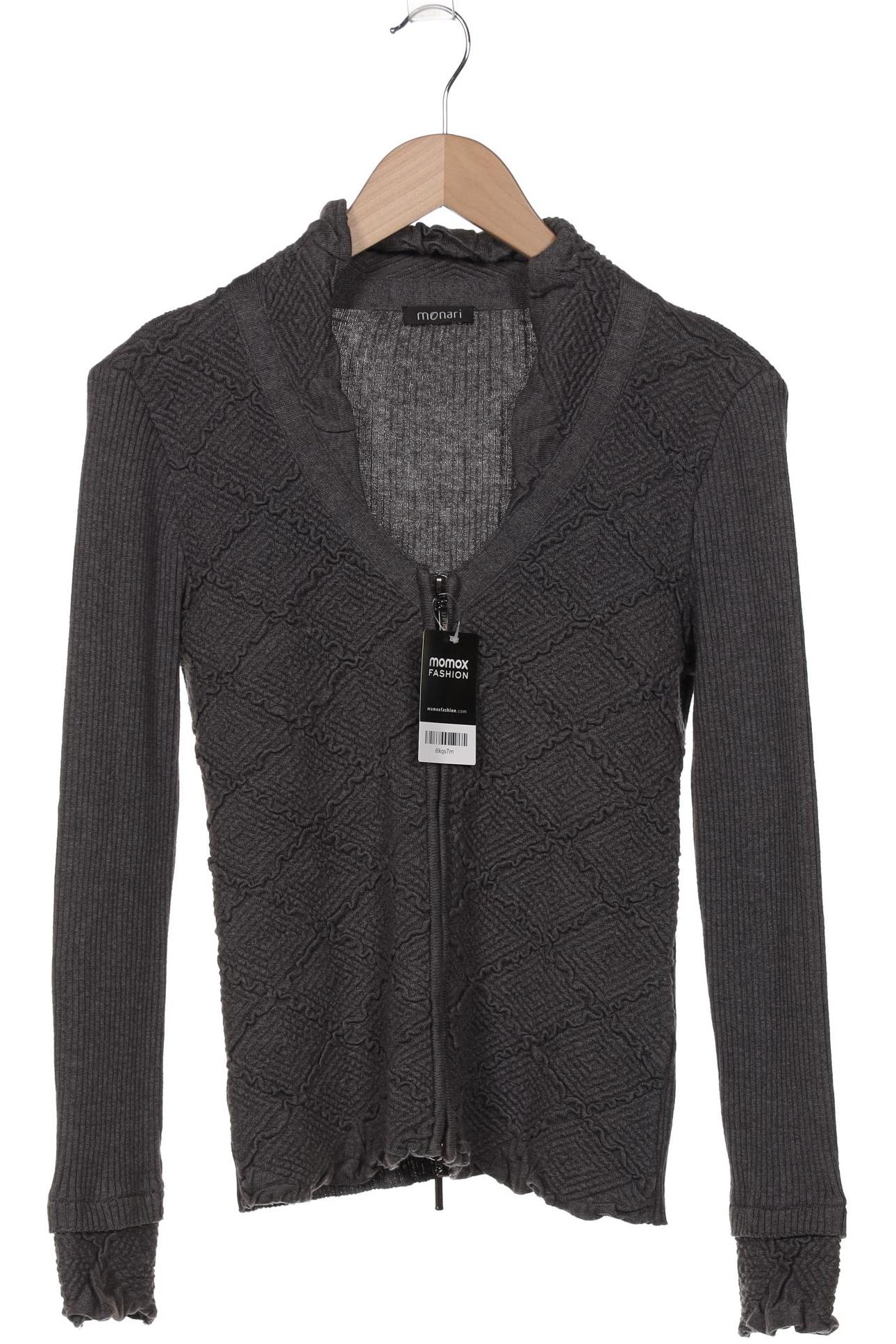 

monari Damen Strickjacke, grau, Gr. 40