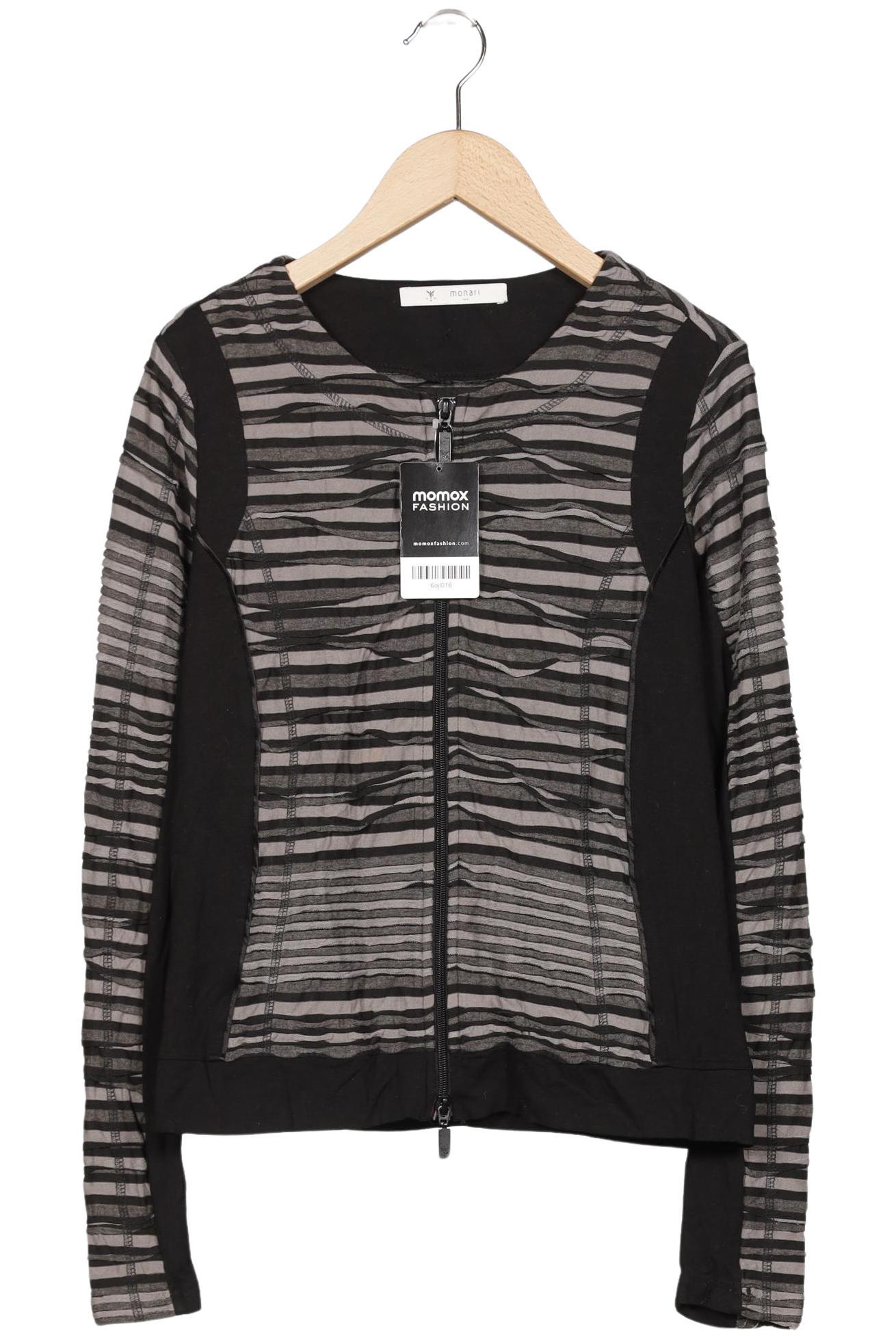 

monari Damen Strickjacke, schwarz, Gr. 38
