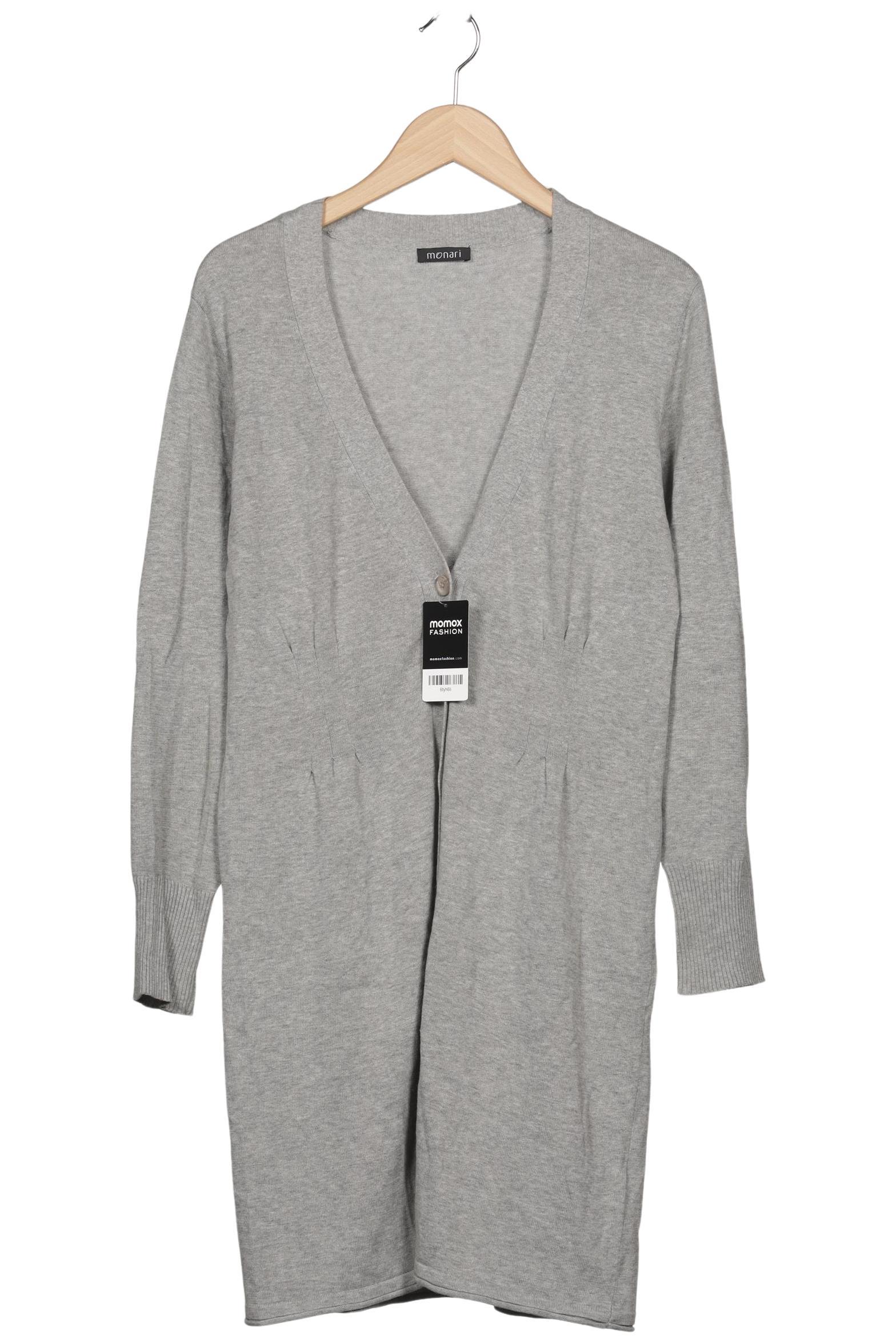 

monari Damen Strickjacke, grau, Gr. 40