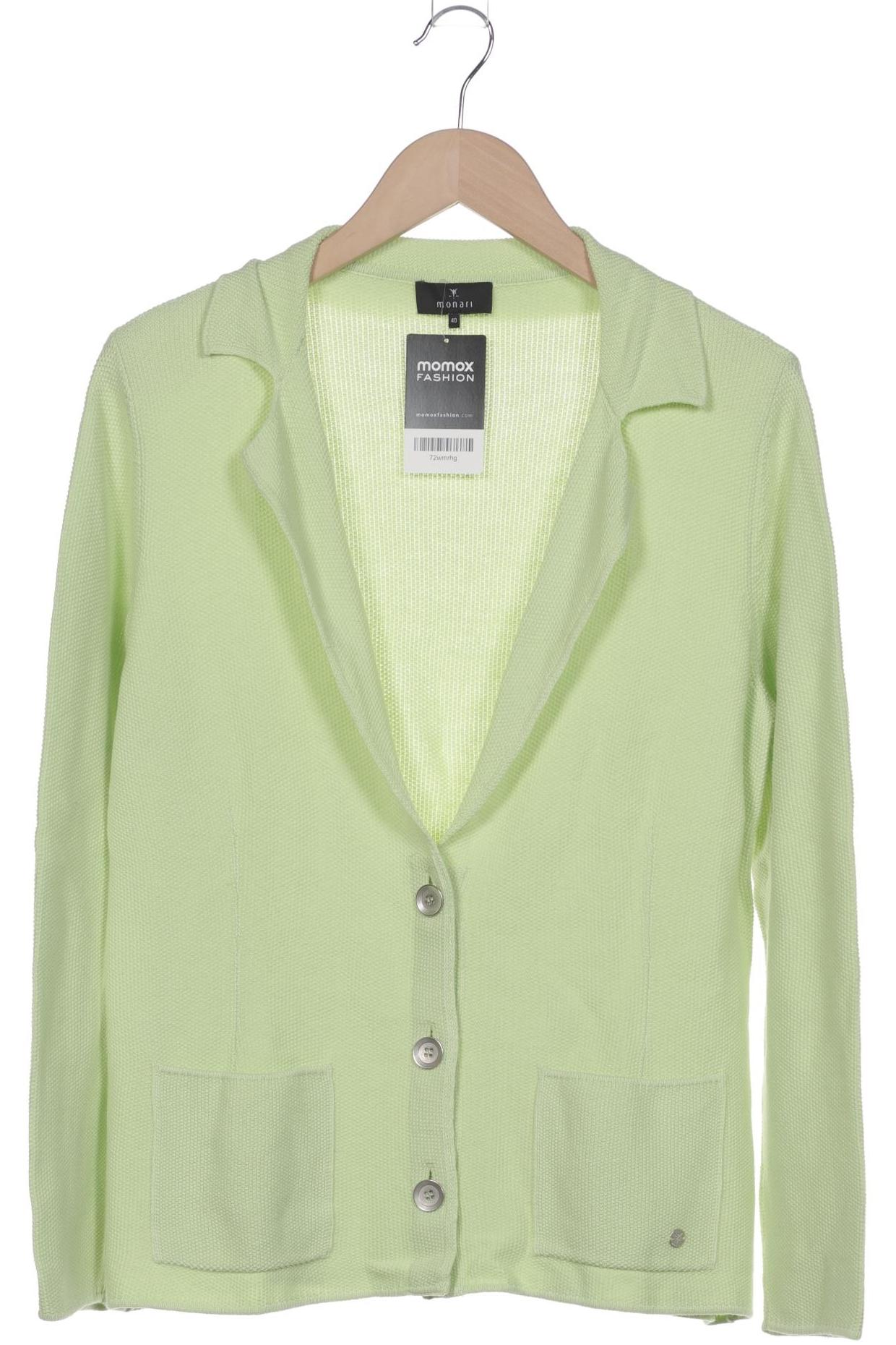 

monari Damen Strickjacke, hellgrün, Gr. 40