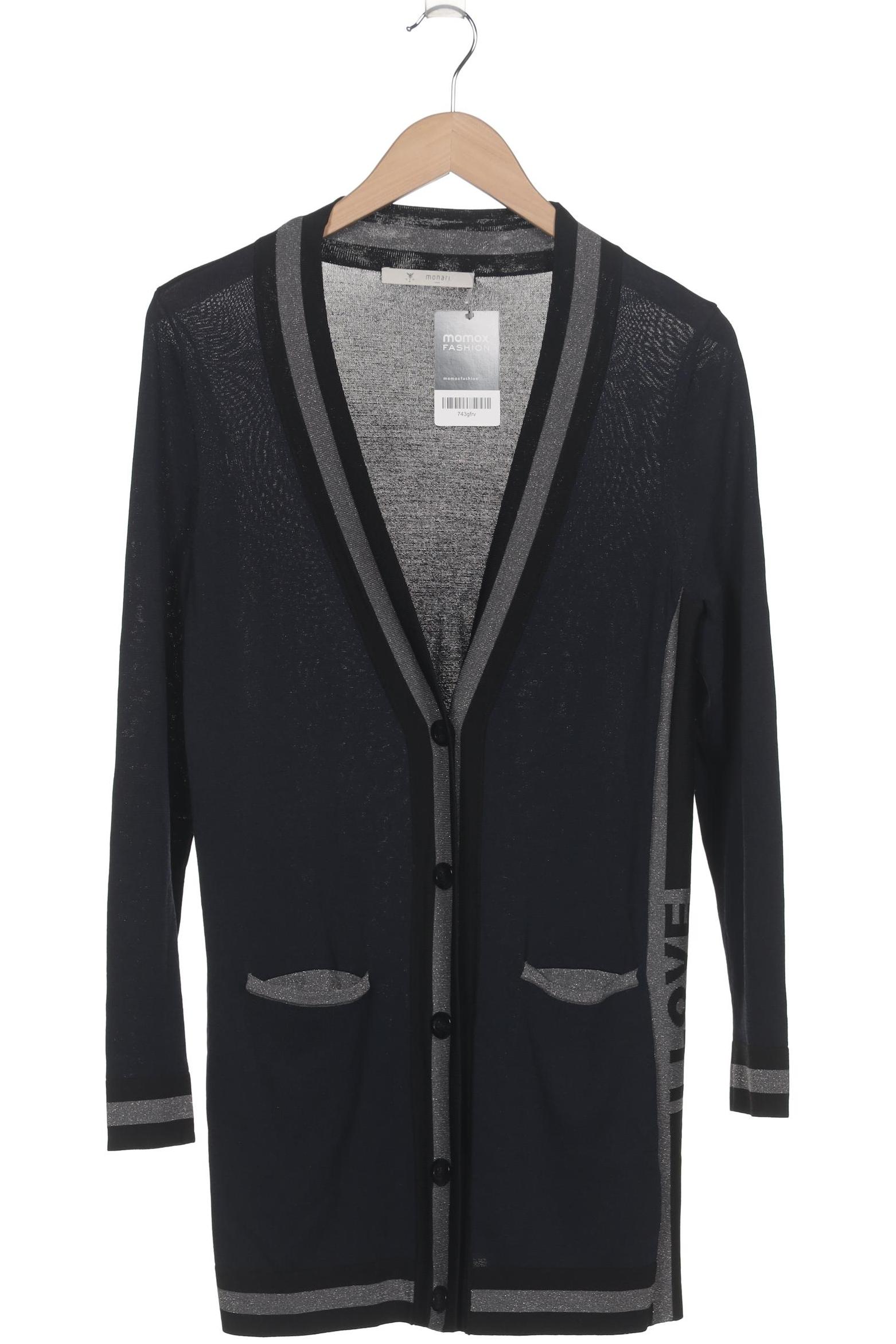 

monari Damen Strickjacke, marineblau, Gr. 36