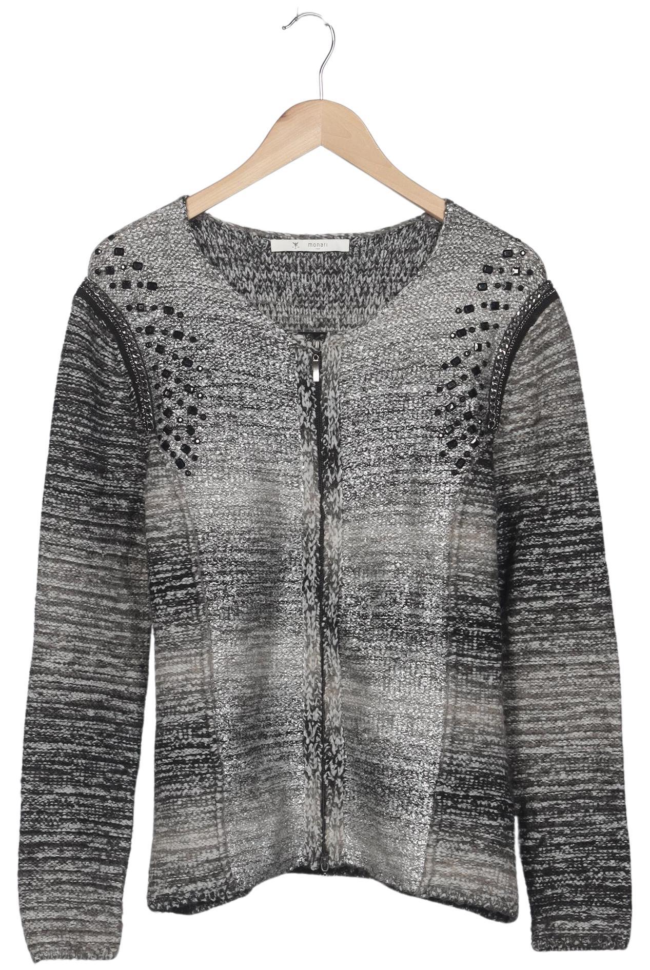 

monari Damen Strickjacke, grau, Gr. 46