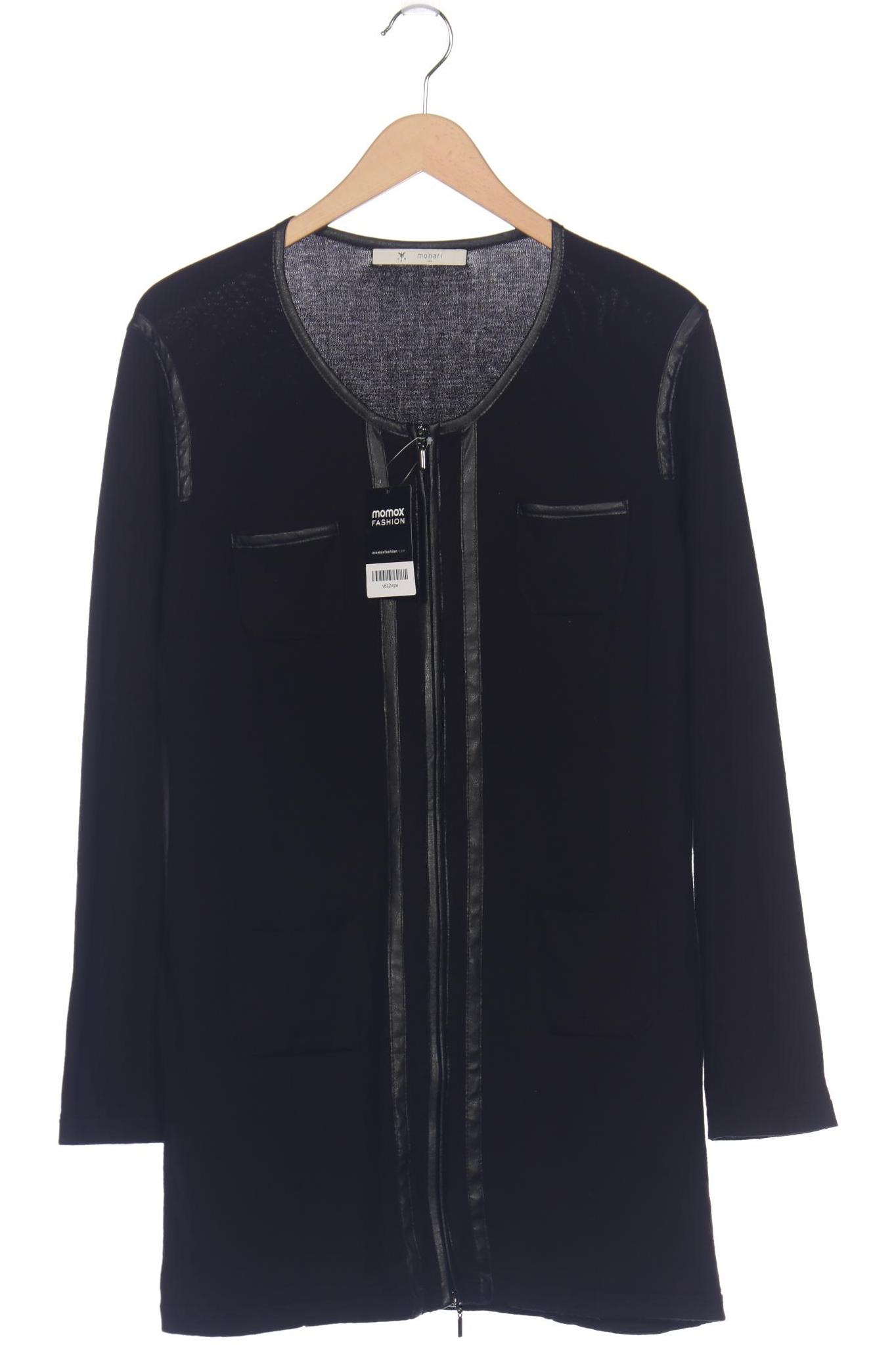 

monari Damen Strickjacke, schwarz, Gr. 42