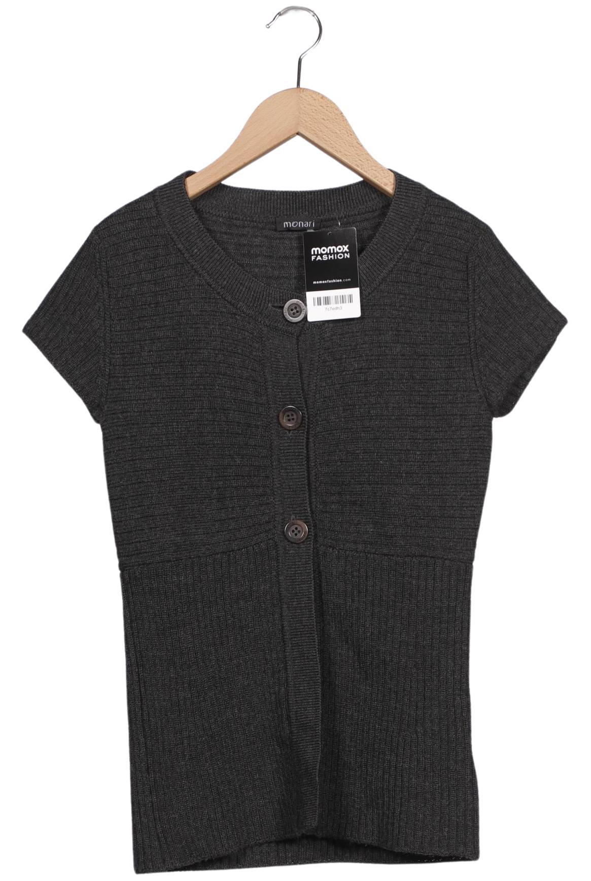 

monari Damen Strickjacke, grau, Gr. 36