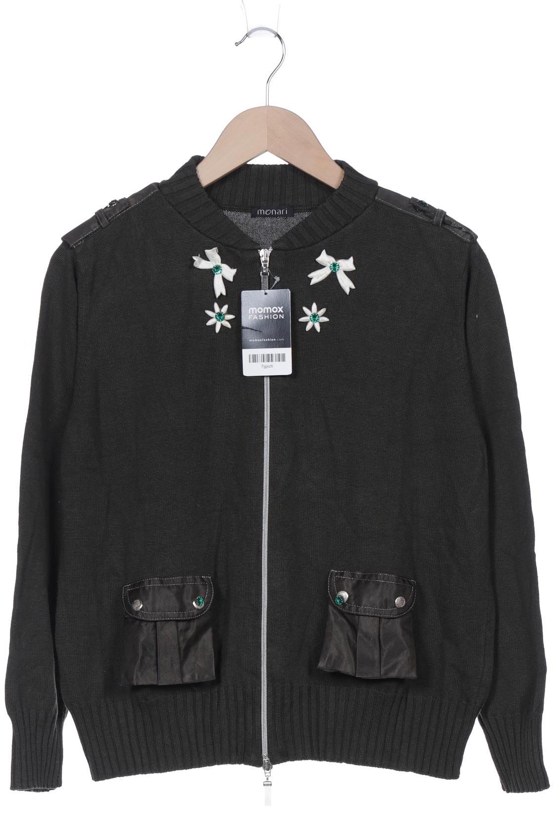 

monari Damen Strickjacke, grün, Gr. 42