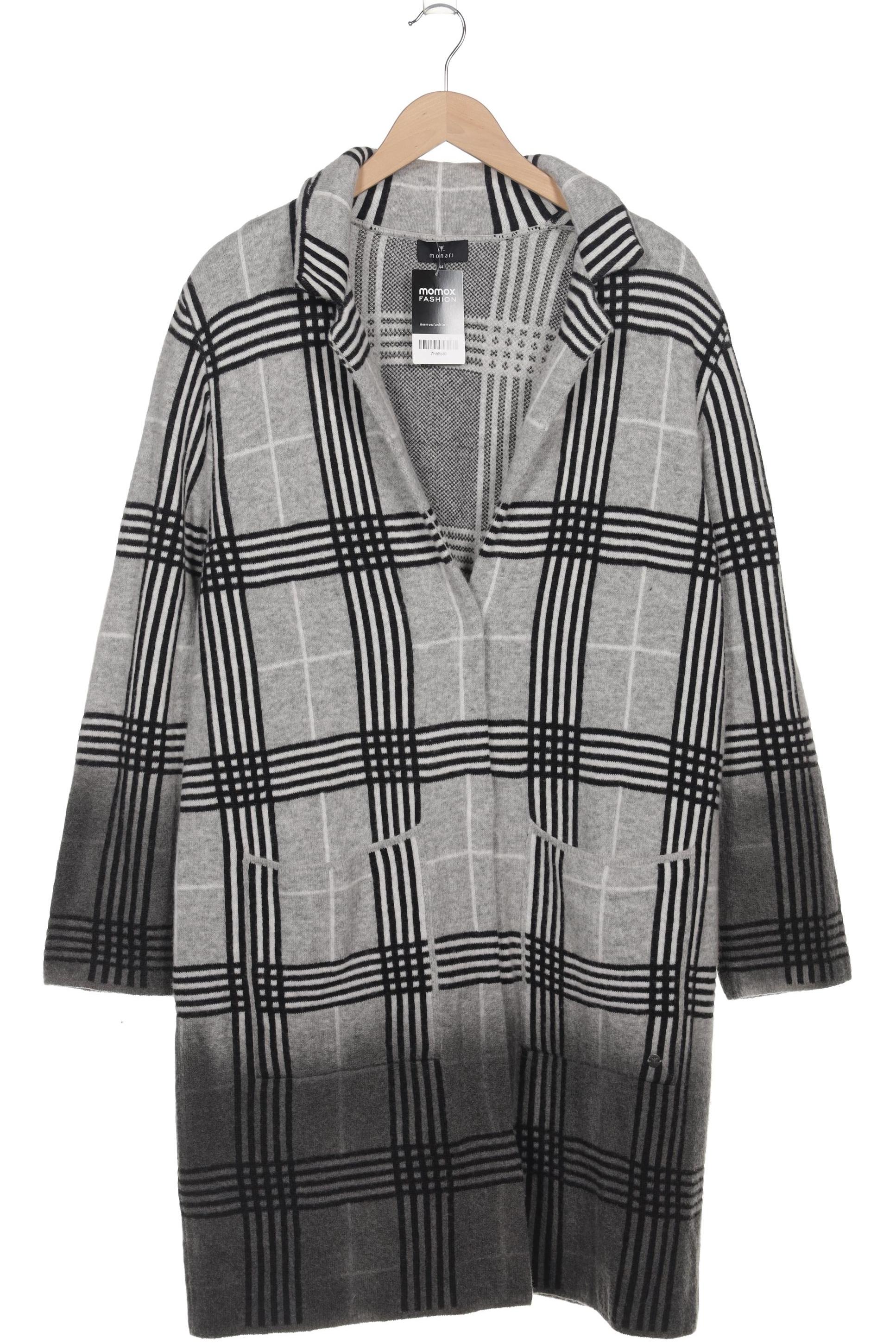 

monari Damen Strickjacke, grau, Gr. 44