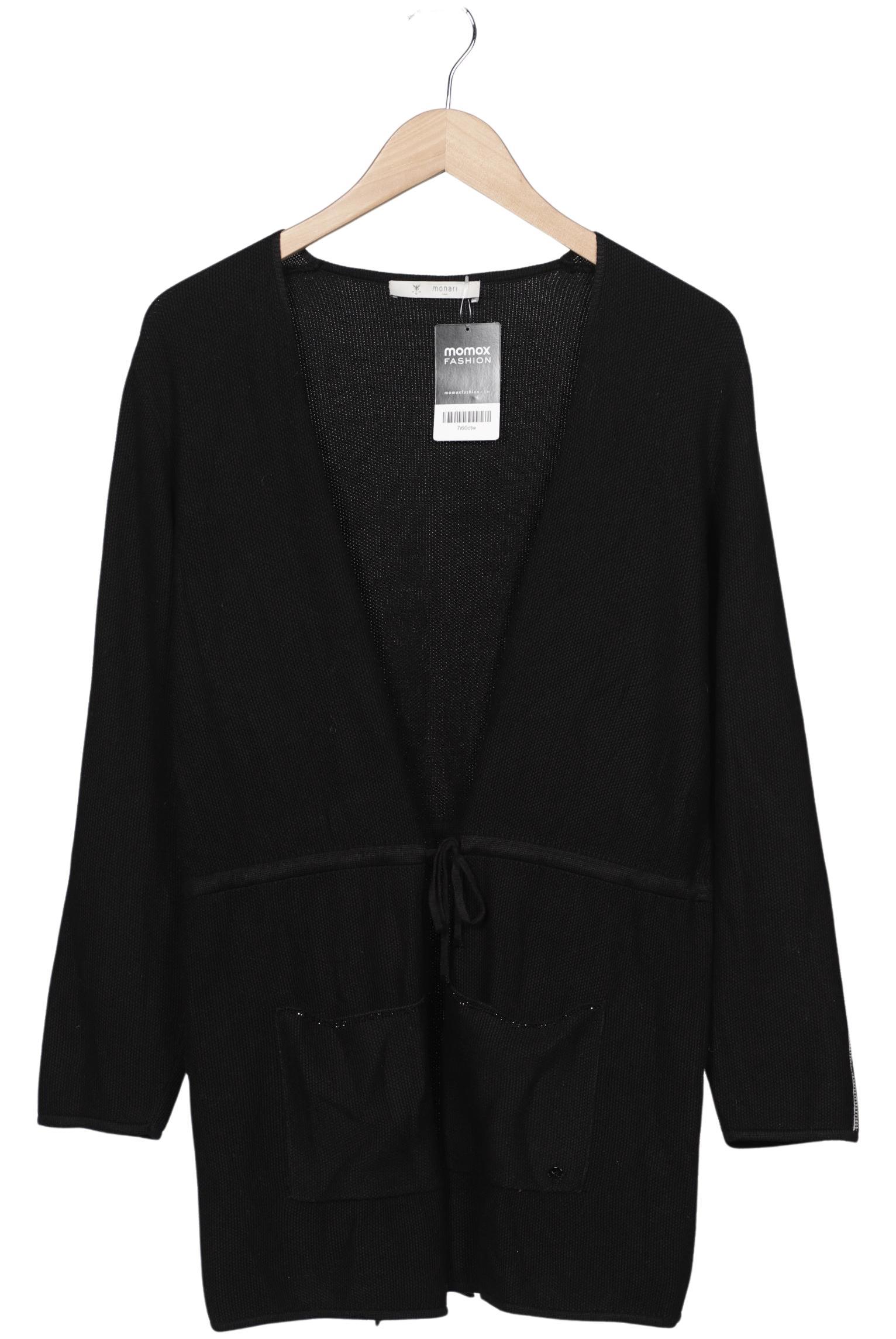 

monari Damen Strickjacke, schwarz, Gr. 42
