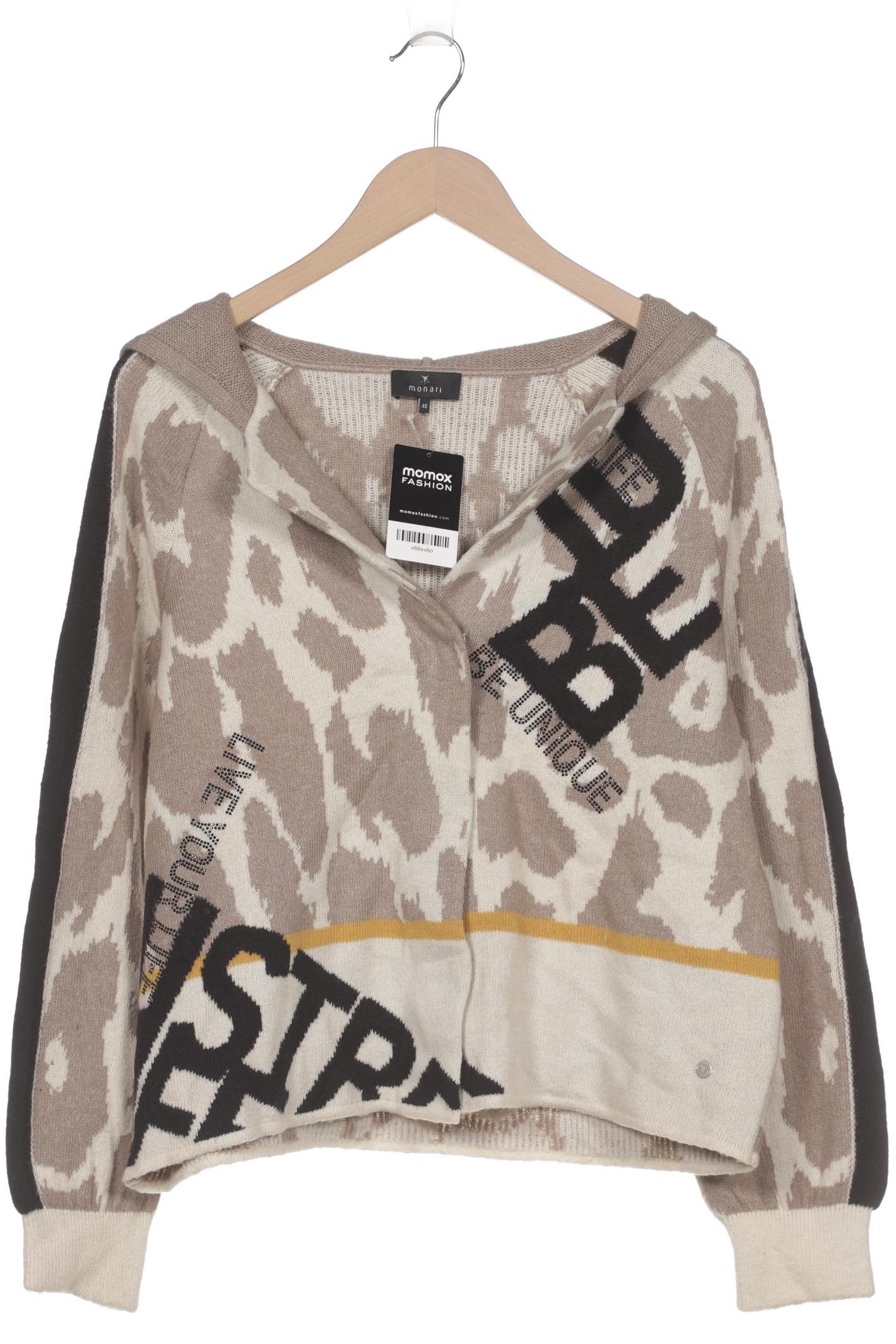 

monari Damen Strickjacke, grau, Gr. 40