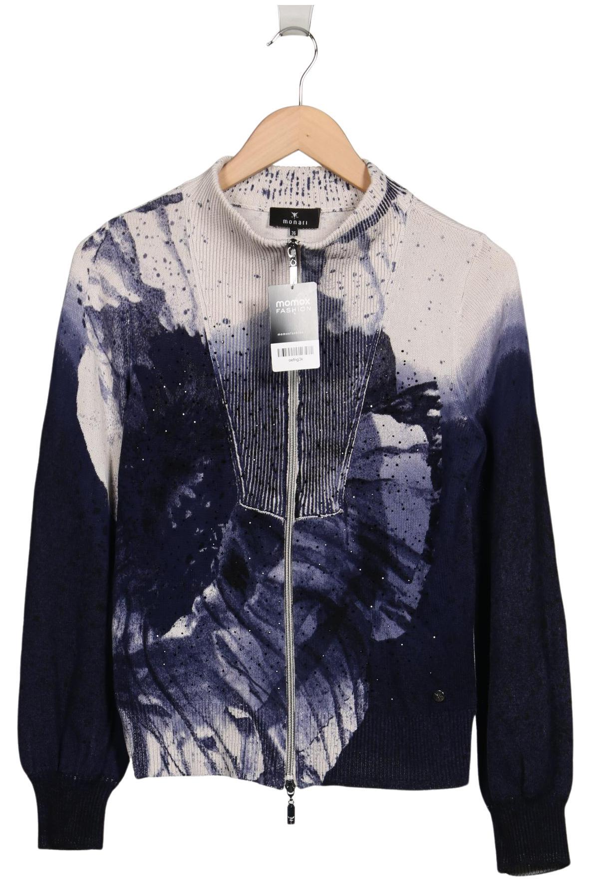 

monari Damen Strickjacke, marineblau, Gr. 36