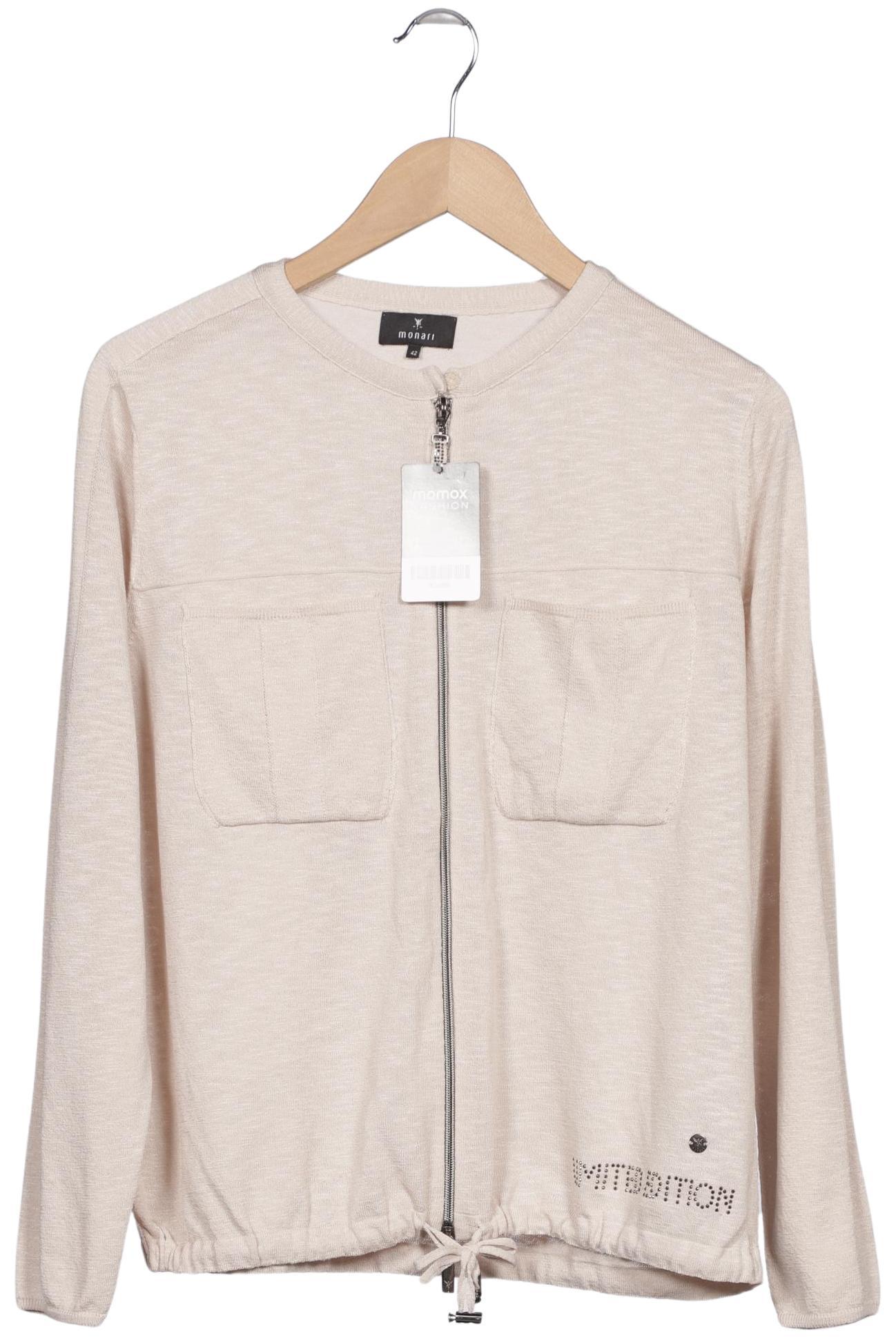 

monari Damen Strickjacke, beige, Gr. 42