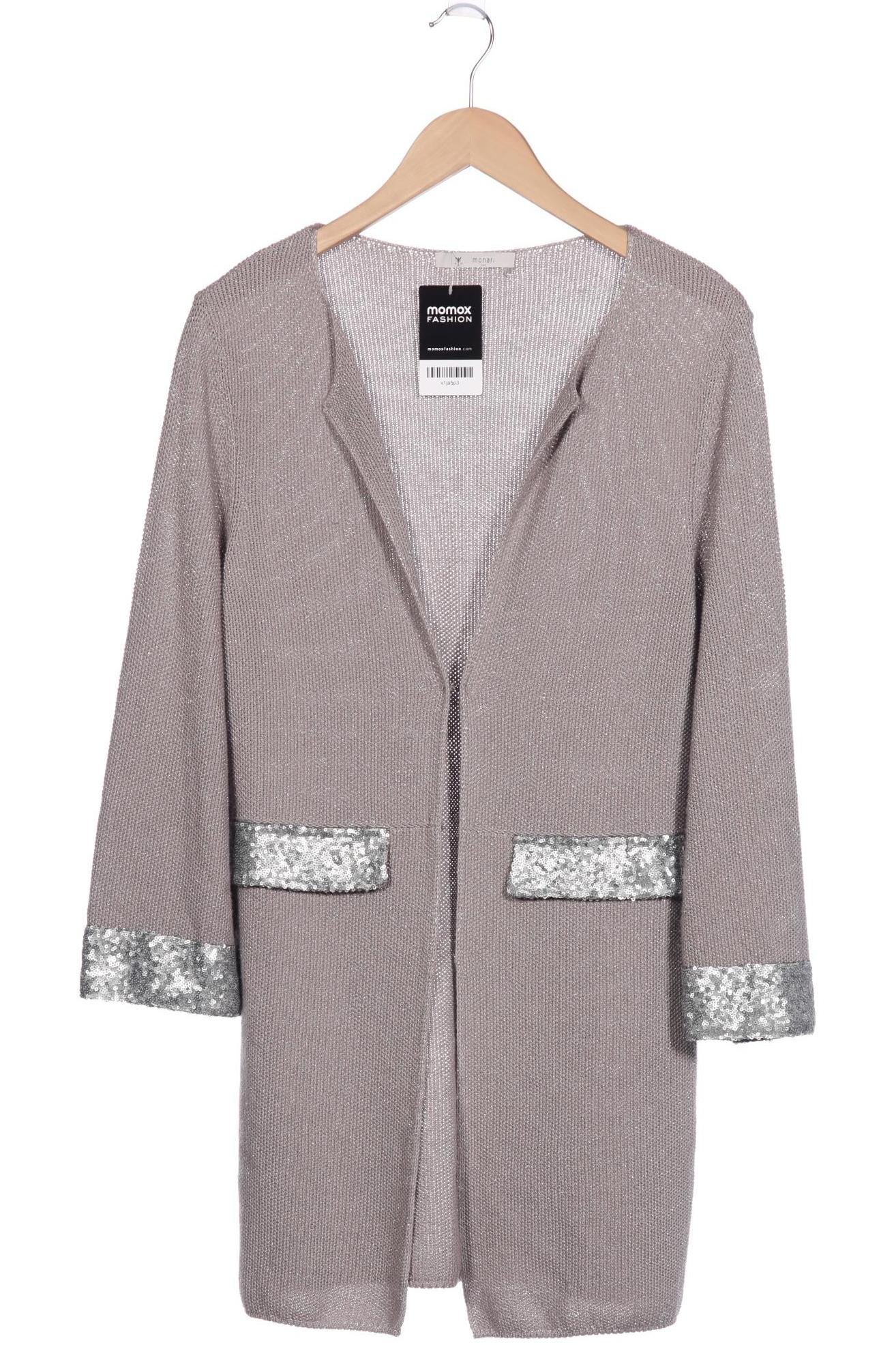 

monari Damen Strickjacke, grau, Gr. 38