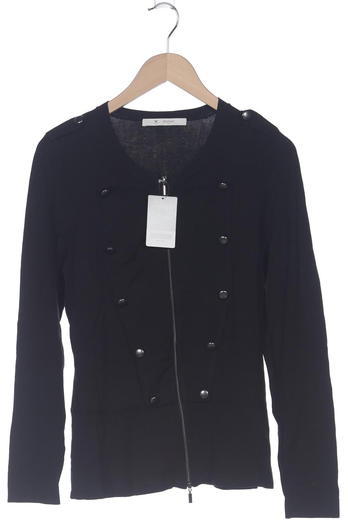 

monari Damen Strickjacke, schwarz, Gr. 40