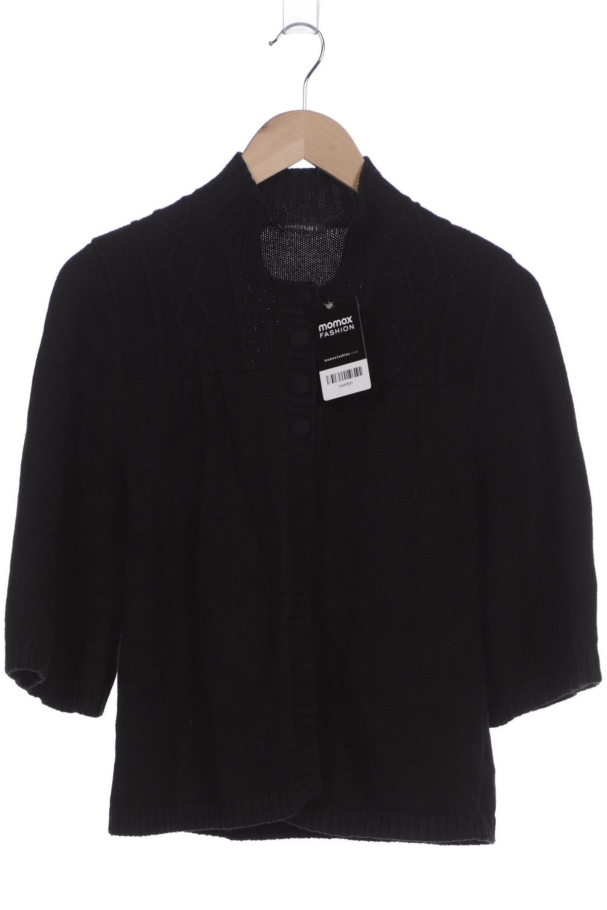 

monari Damen Strickjacke, schwarz, Gr. 38