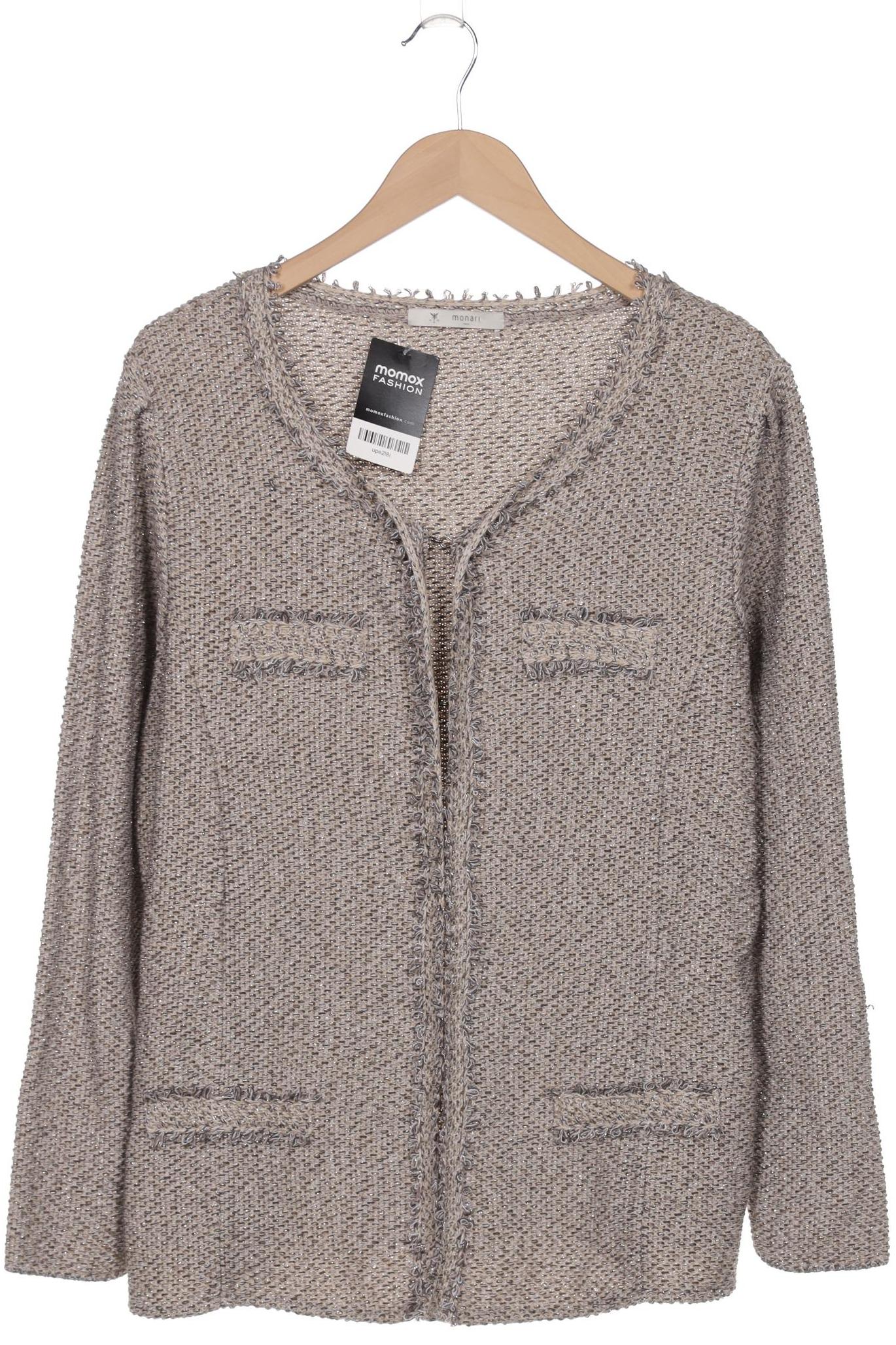 

monari Damen Strickjacke, beige, Gr. 44