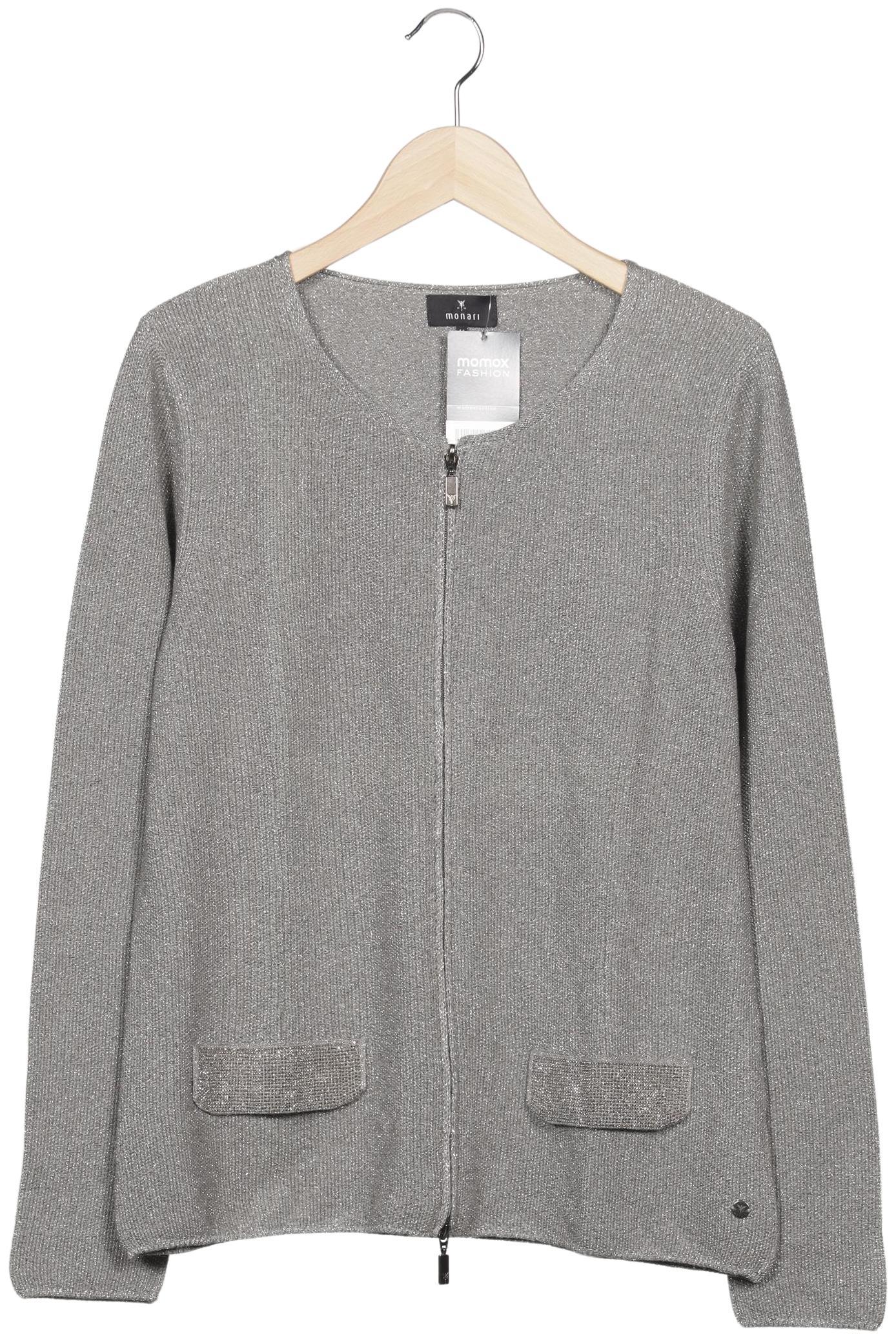 

monari Damen Strickjacke, grau, Gr. 44