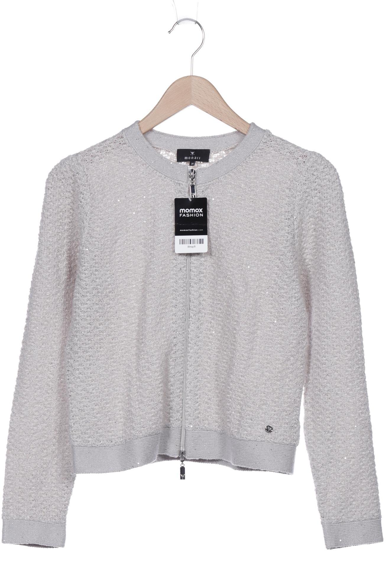 

monari Damen Strickjacke, grau, Gr. 36