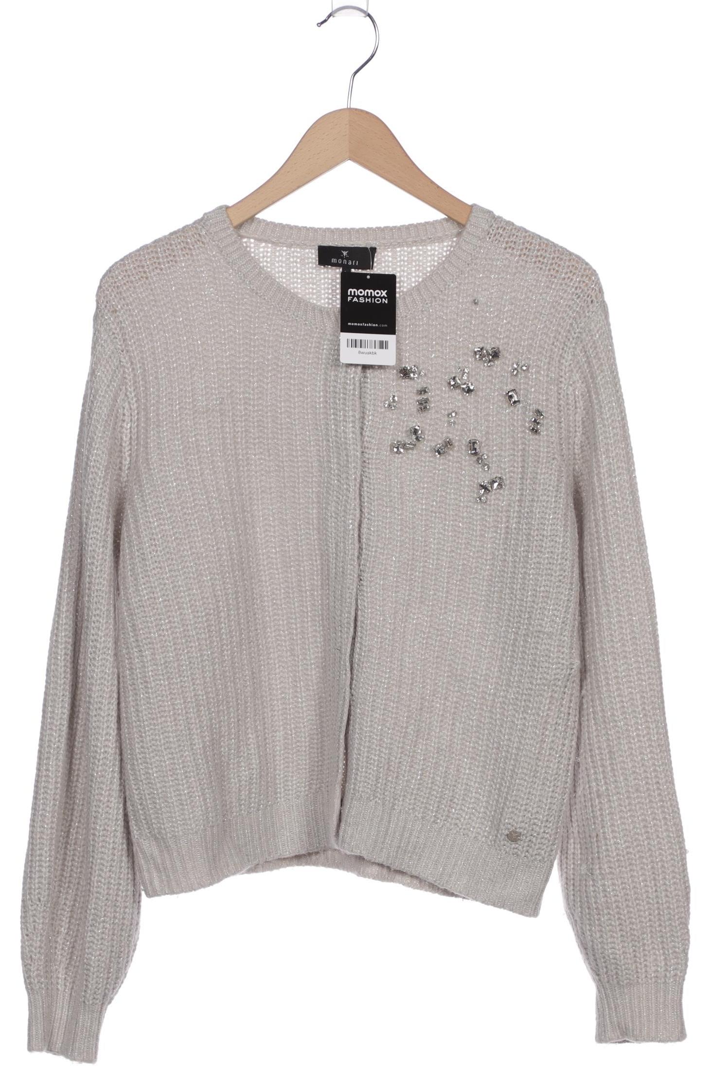

monari Damen Strickjacke, grau, Gr. 38